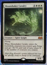 Moonshaker Cavalry #21 regular art Wilds of Eldraine (WOE) hologram