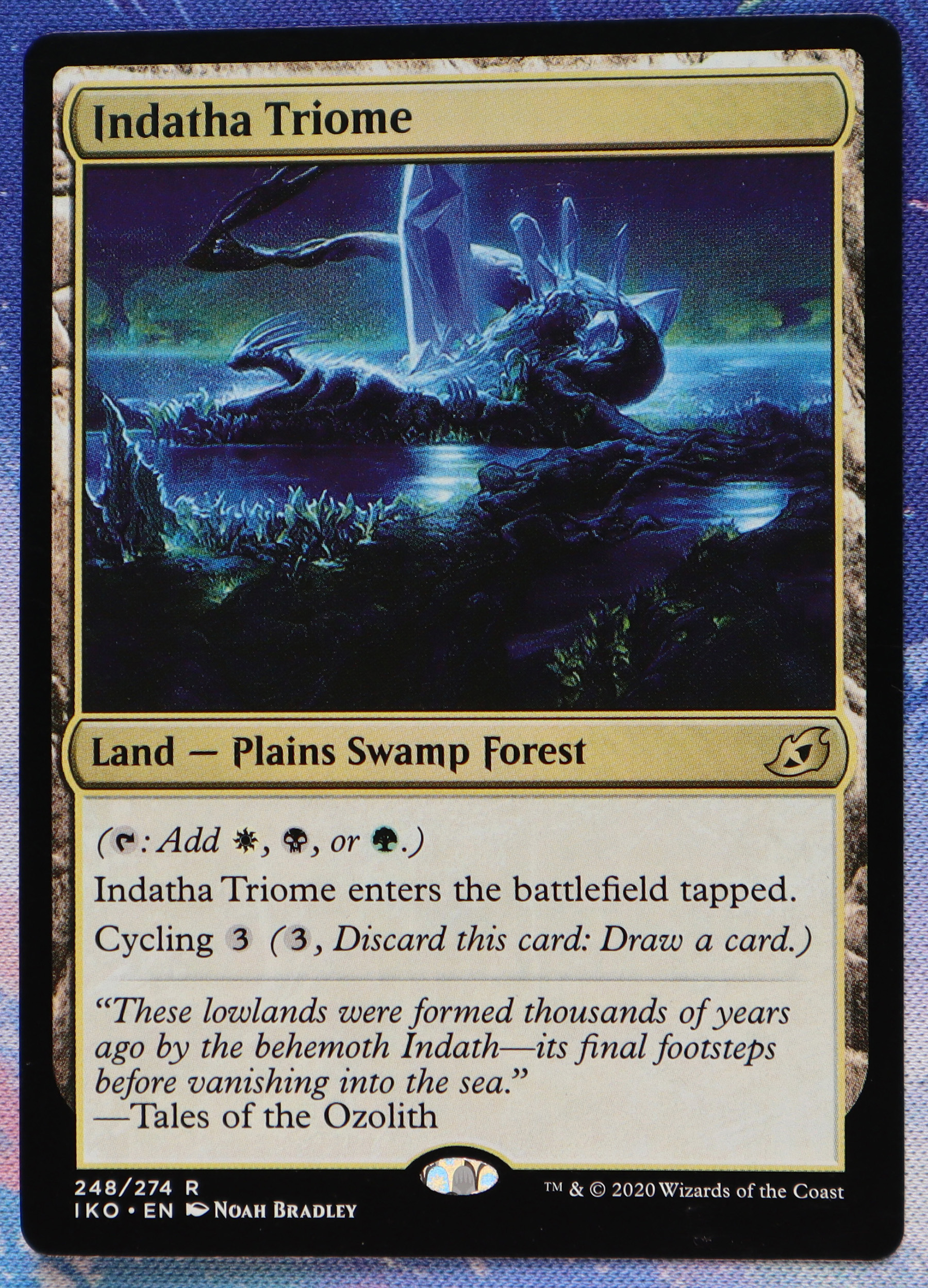 Indatha Triome #248 Ikoria: Lair of Behemoths (IKO) hologram