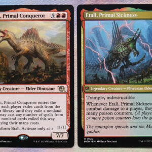 Etali, Primal Conqueror / Etali, Primal Sickness #137 March of the Machine (MOM) hologram