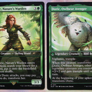 Doric, Nature's Warden / Doric, Owlbear Avenger Secret Lair Drop (SLD) hologram