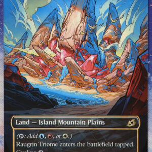Raugrin Triome Full Art Ikoria: Lair of Behemoths (IKO) hologram