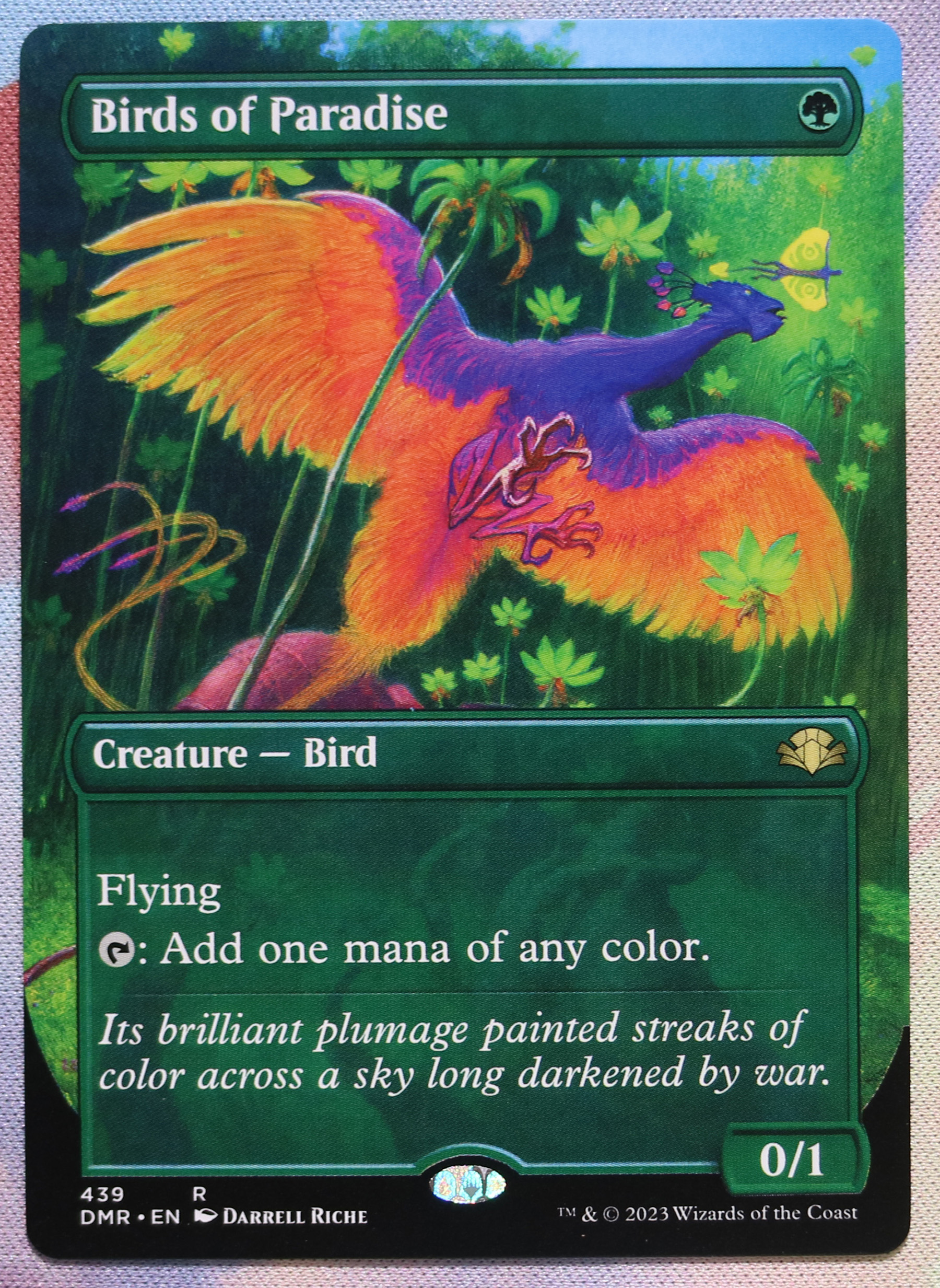 Birds of Paradise #439 Dominaria Remastered (DMR) hologram