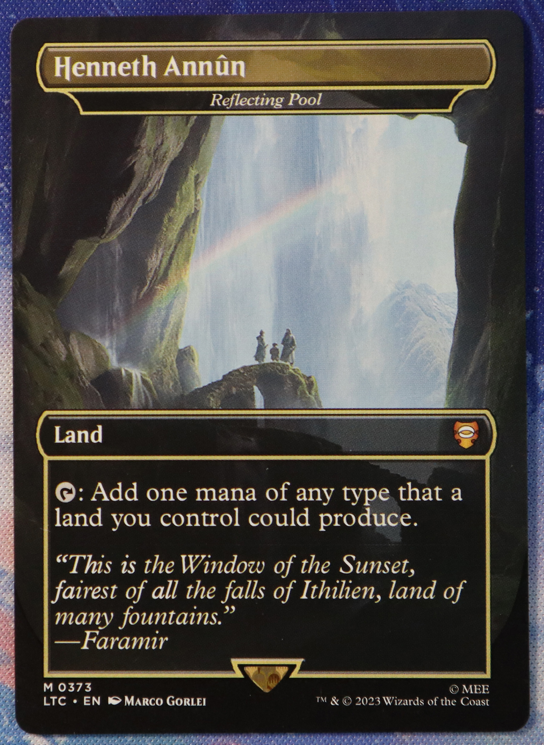 Reflecting Pool Henneth Annûn Tales of Middle-earth Commander (LTC) hologram