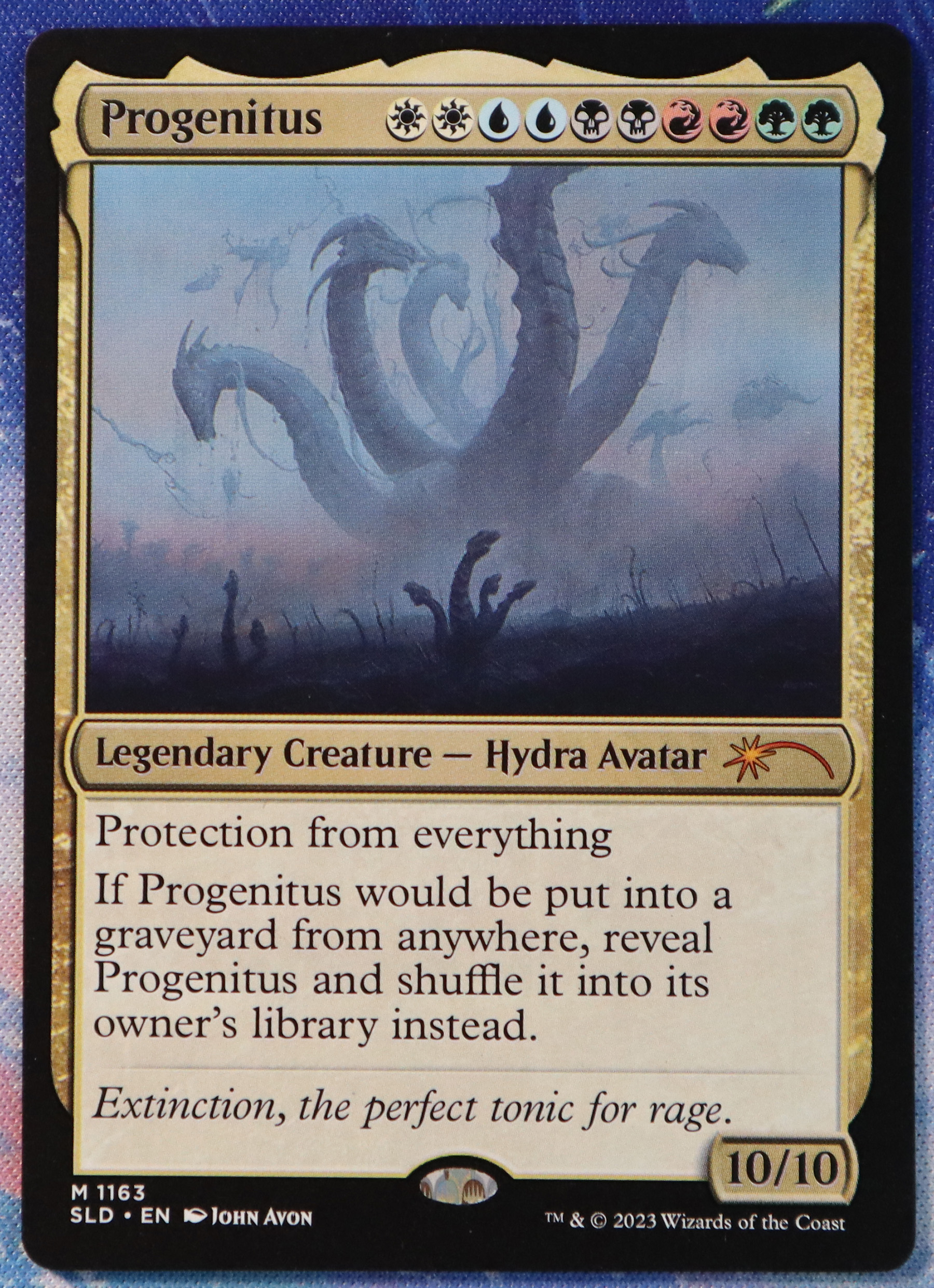Progenitus Secret Lair Drop (SLD) hologram