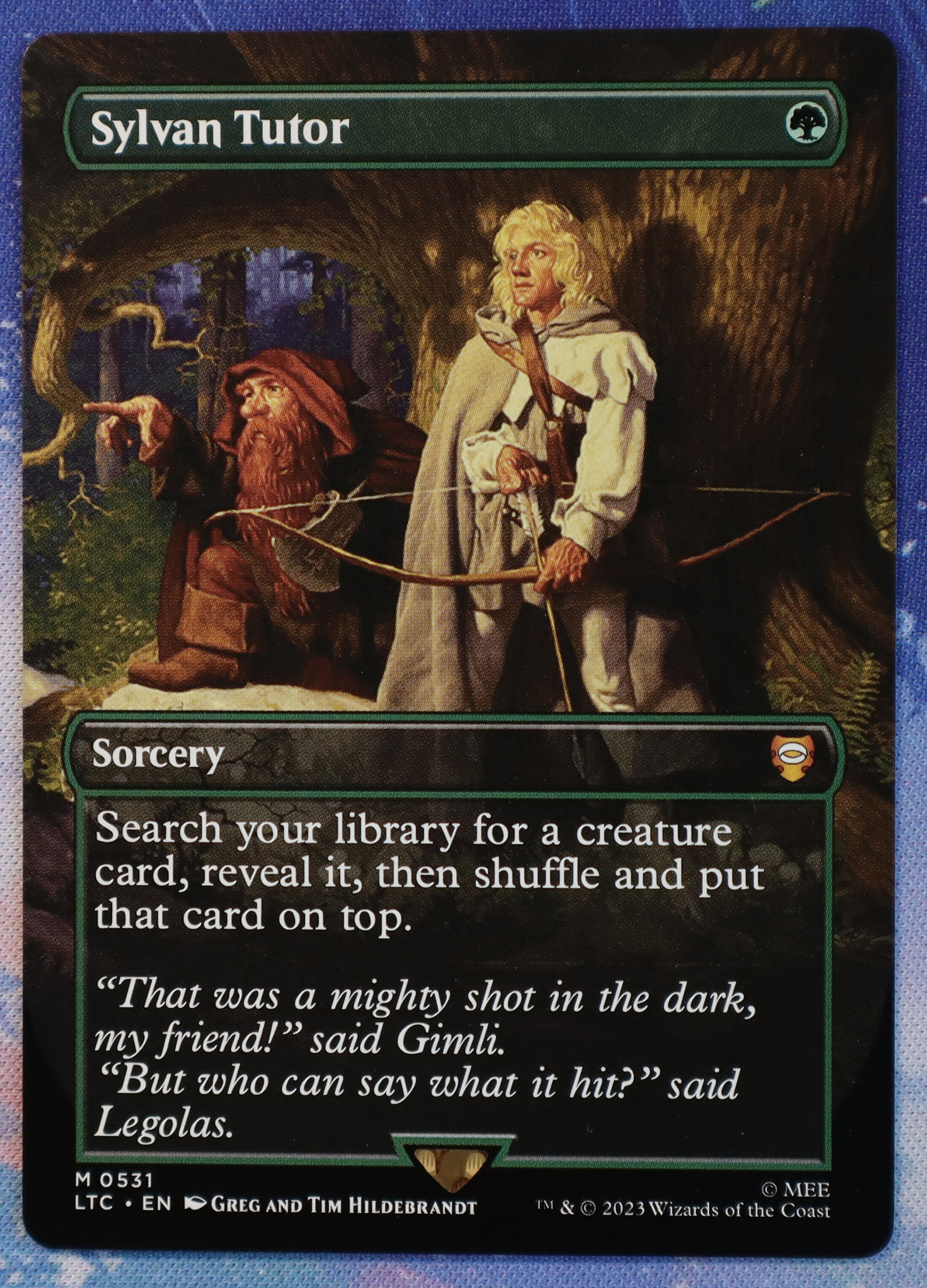 Sylvan Tutor #531 Tales of Middle-earth Commander (LTC) hologram
