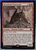 Bonehoard Dracosaur #134 The Lost Caverns of Ixalan (LCI) hologram