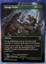 Savage Order #6 Jurassic World Collection (REX) hologram