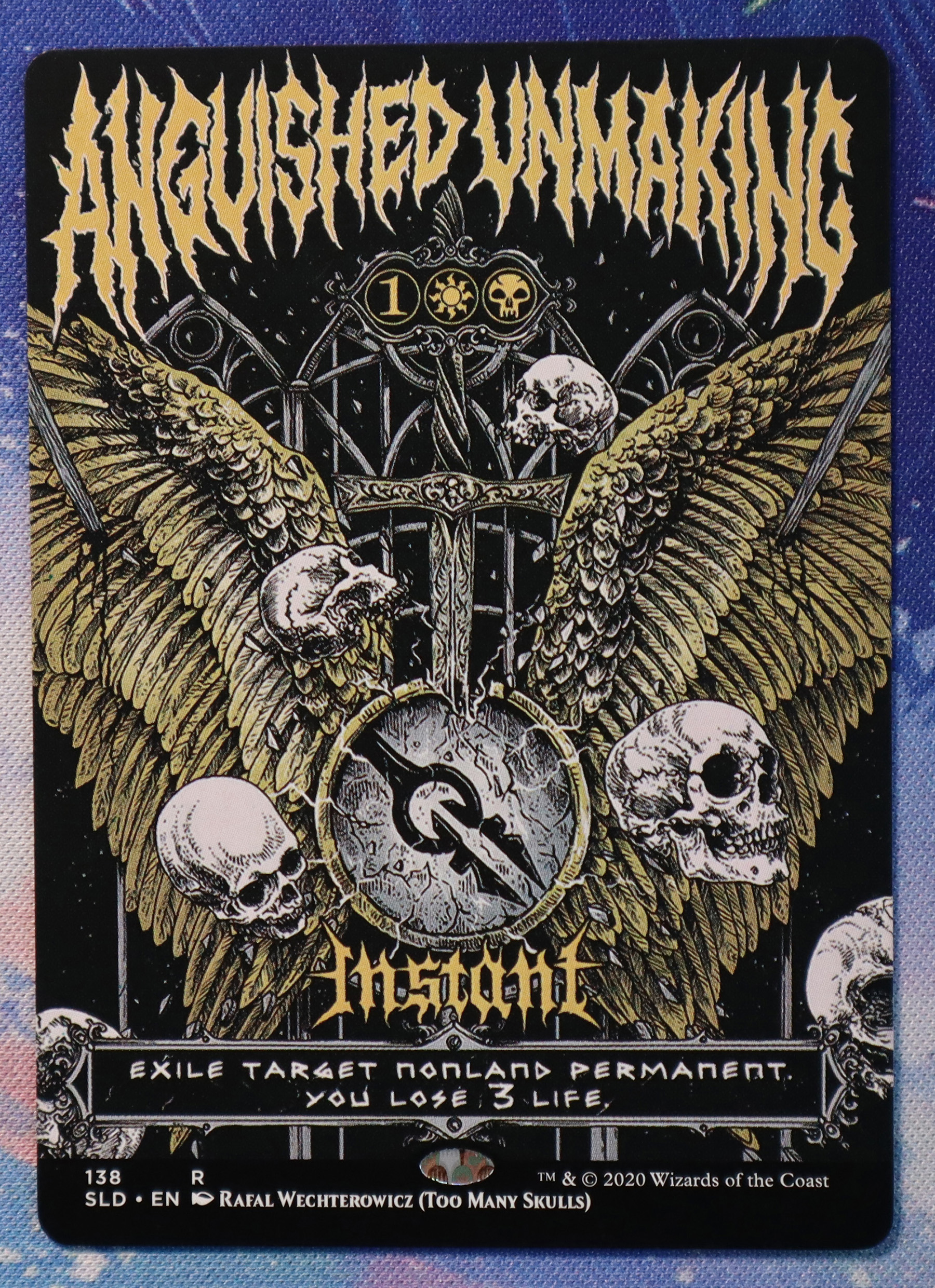 Anguished Unmaking #138 Secret Lair Drop (SLD) hologram