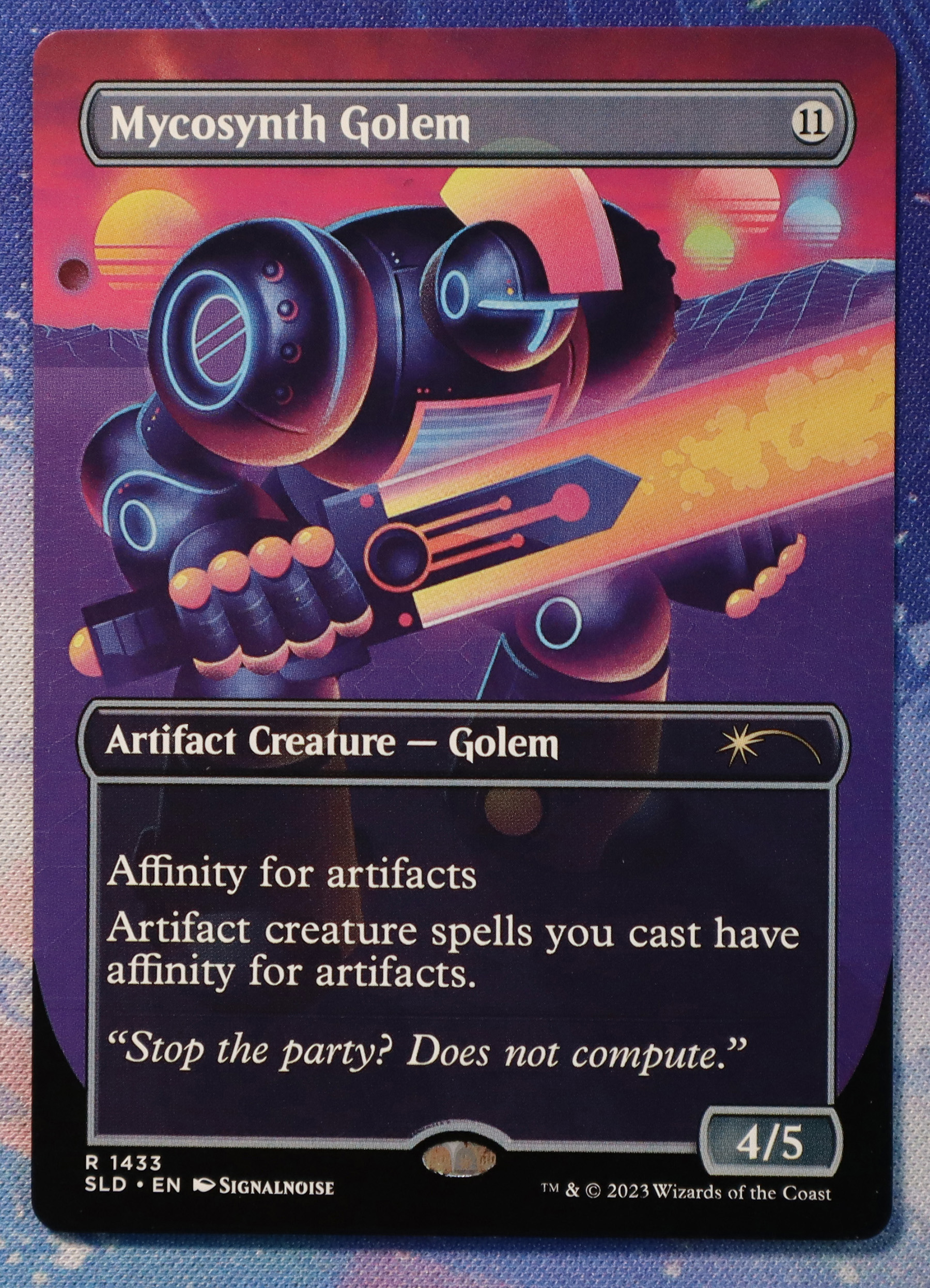 Mycosynth Golem 1433 Secret Lair Drop (SLD) hologram