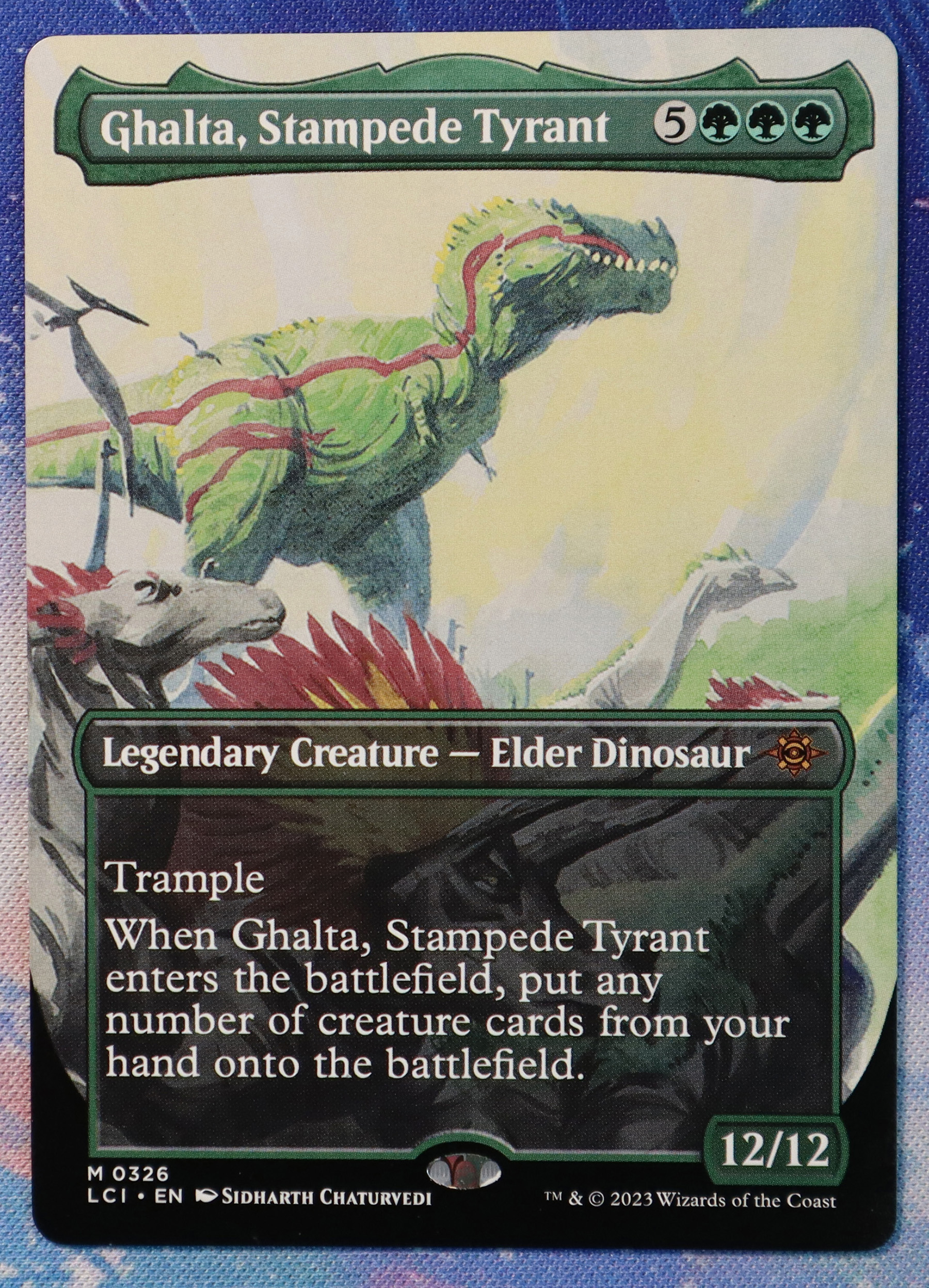 Ghalta, Stampede Tyrant #326 The Lost Caverns of Ixalan (LCI) hologram