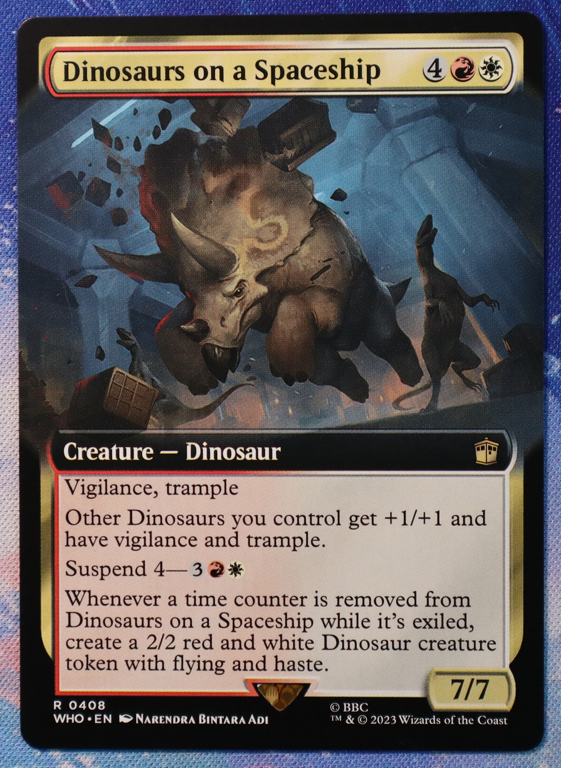 Dinosaurs on a Spaceship #408 Doctor Who (WHO) hologram