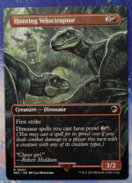 Hunting Velociraptor #4 Jurassic World Collection (REX) hologram