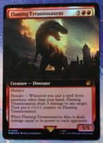 Flaming Tyrannosaurus #385 Doctor Who (WHO) foil