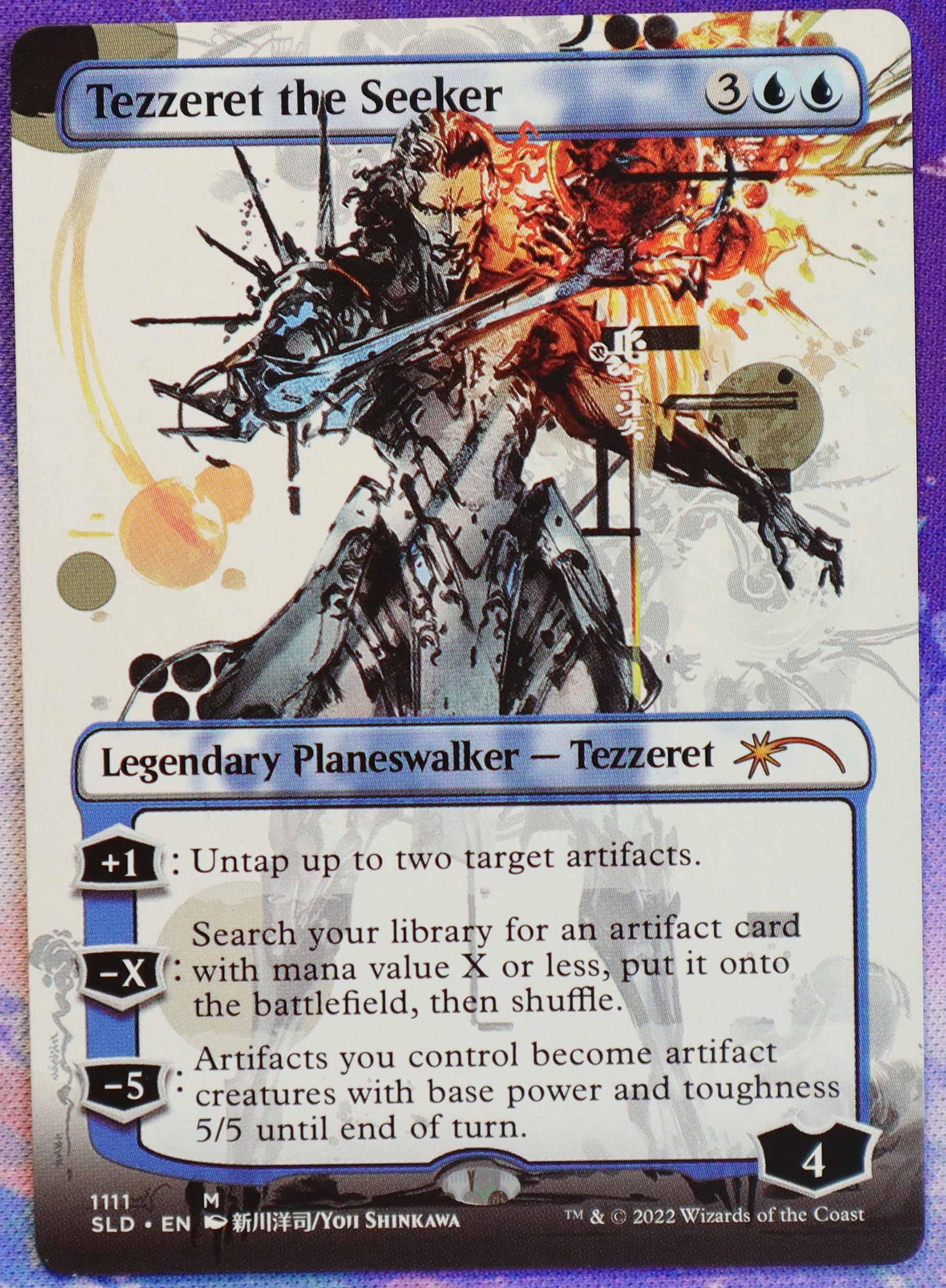 Tezzeret the Seeker #1111 Secret Lair Drop (SLD) hologram