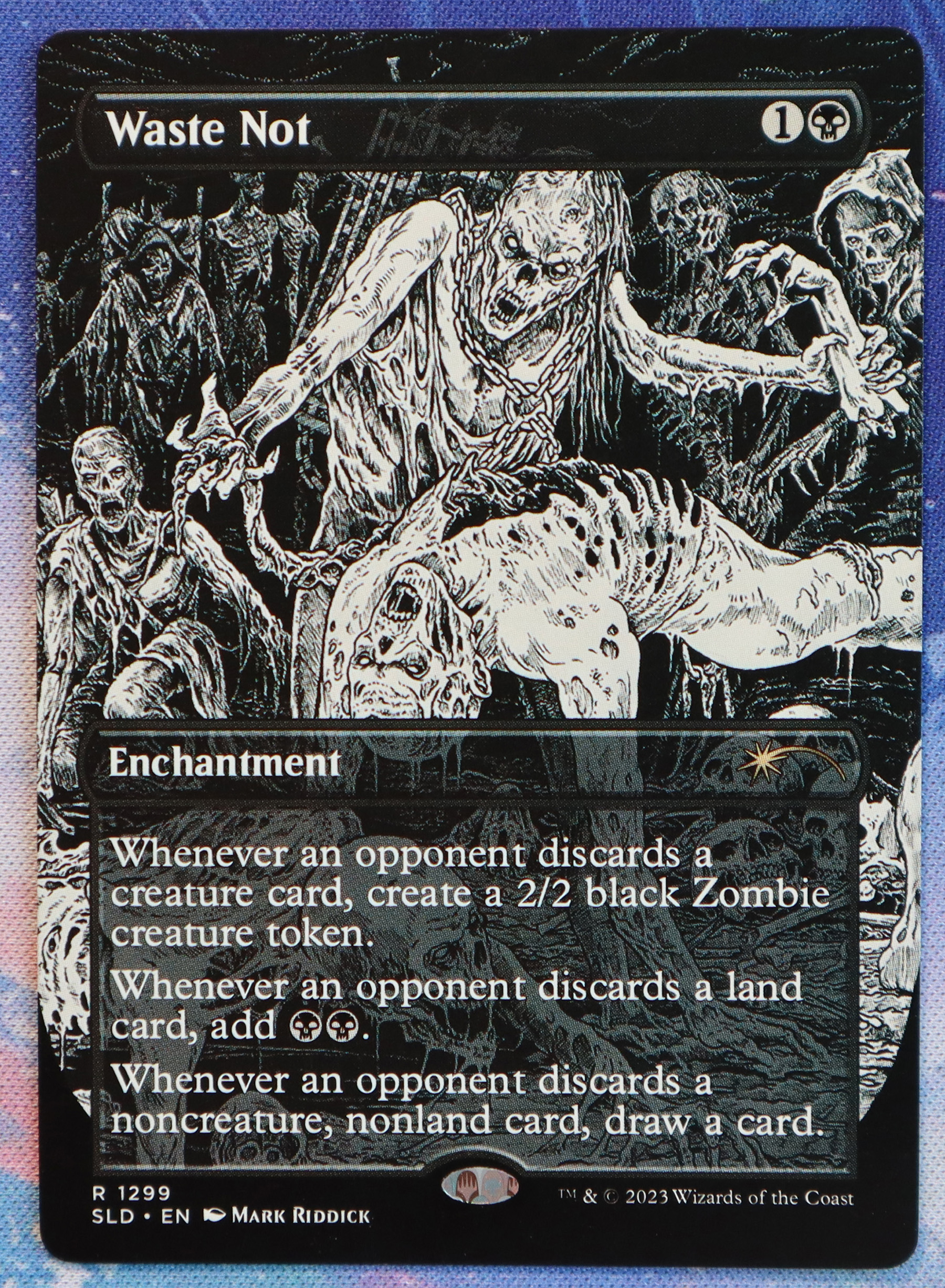 Waste Not #1299 Secret Lair Drop (SLD) hologram