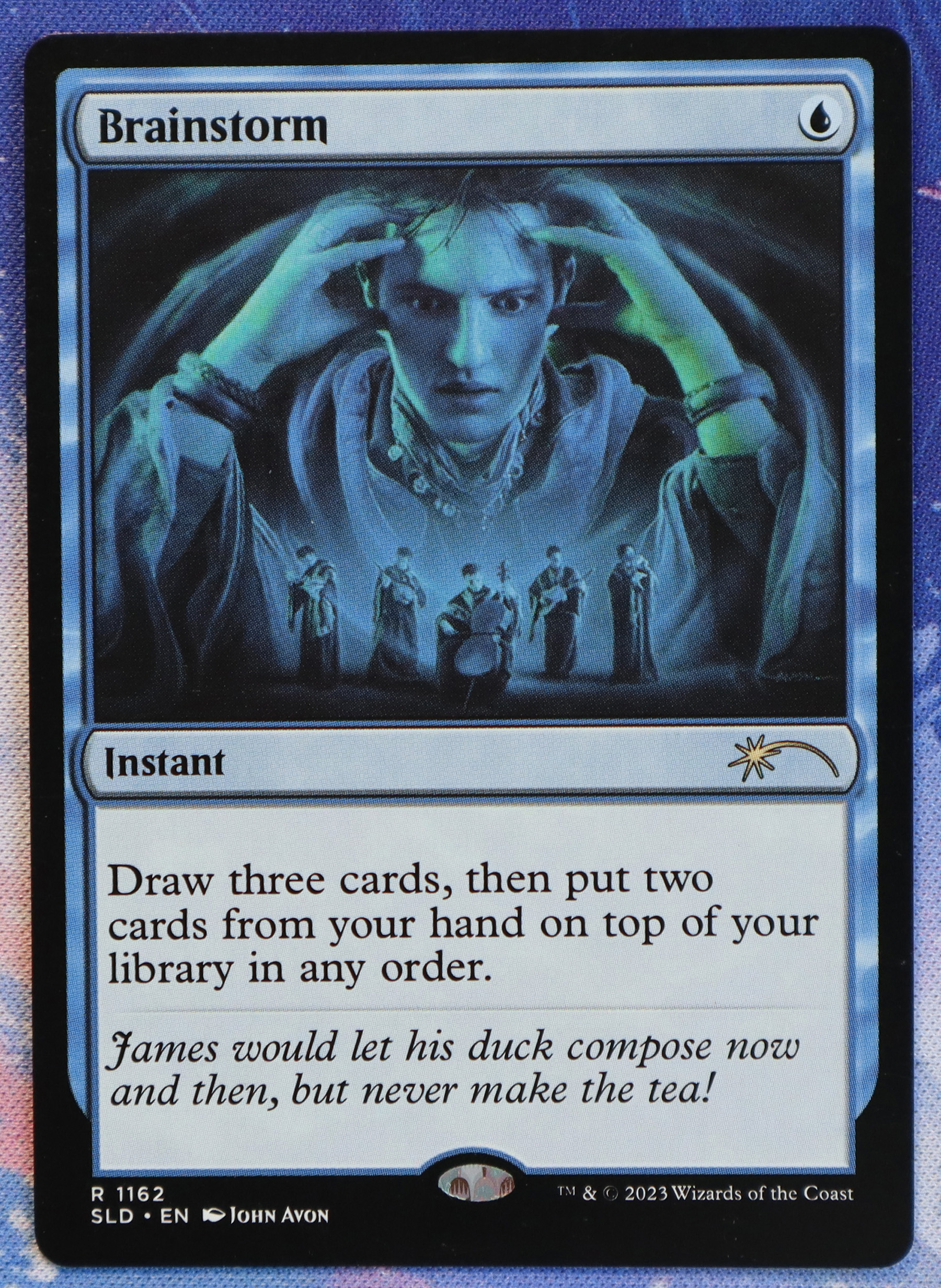 Brainstorm Secret Lair Drop (SLD) hologram