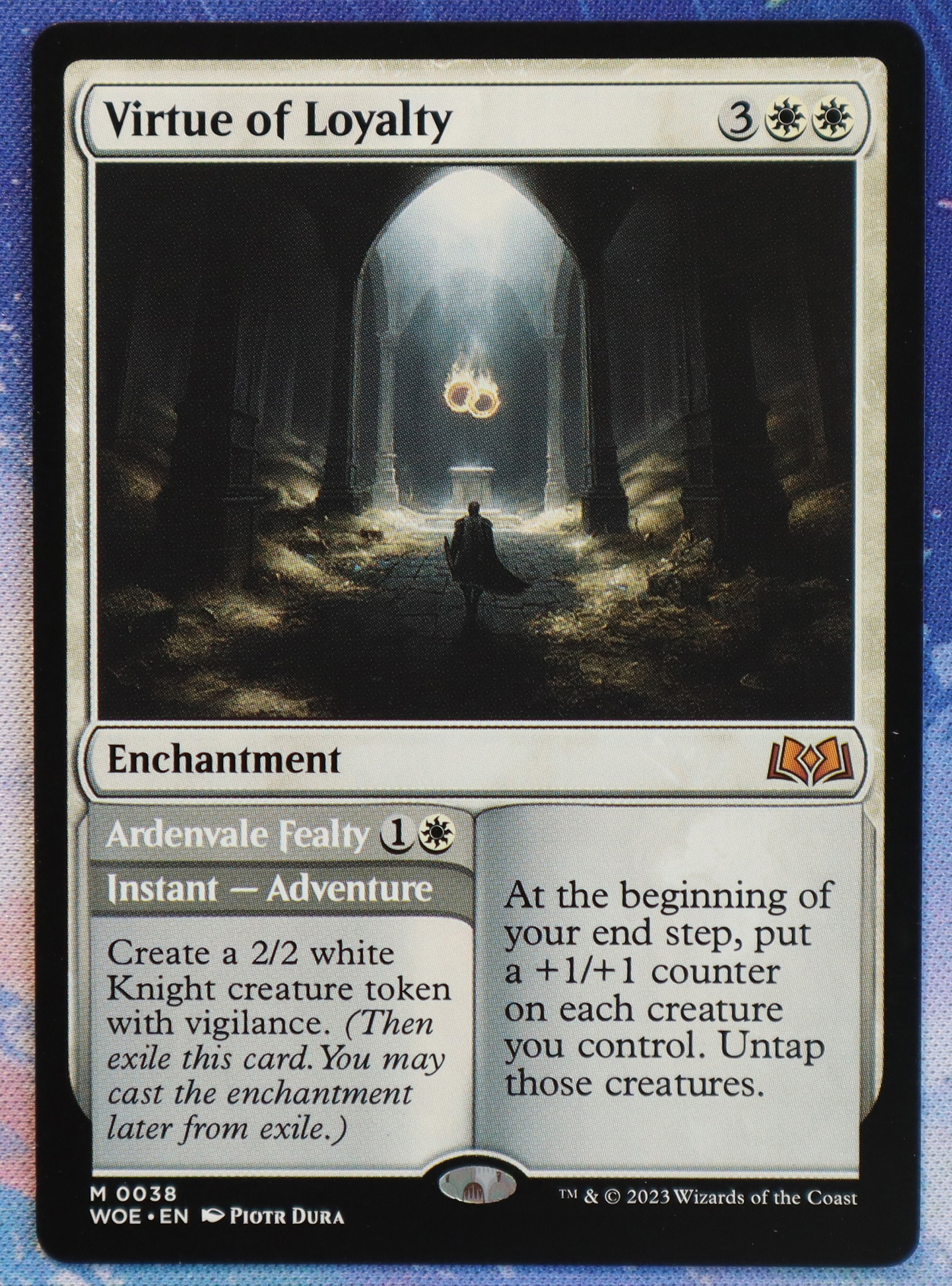 Virtue of Loyalty #38 Wilds of Eldraine (WOE) hologram