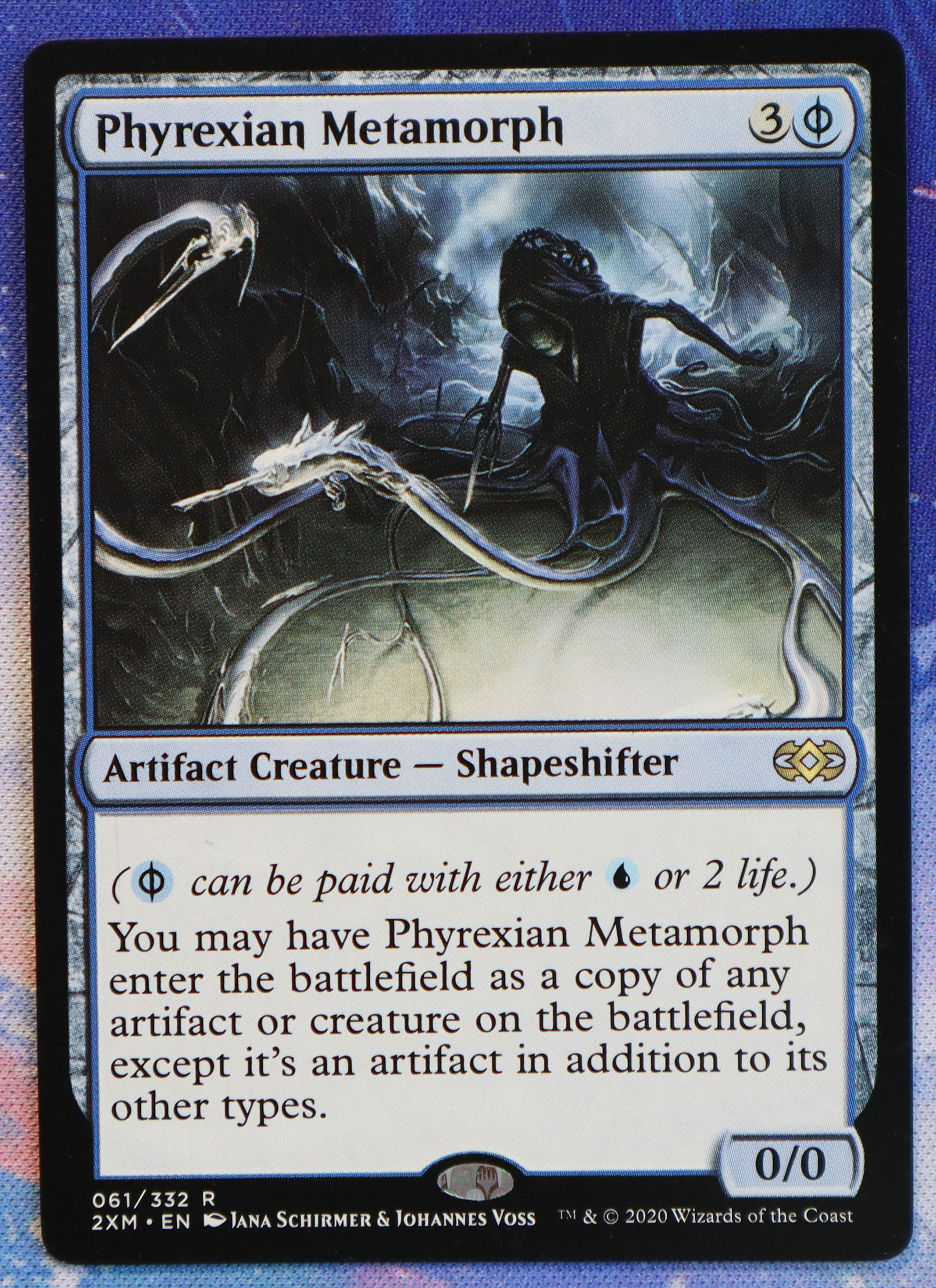 Phyrexian Metamorph #61 Double Masters (2XM) hologram