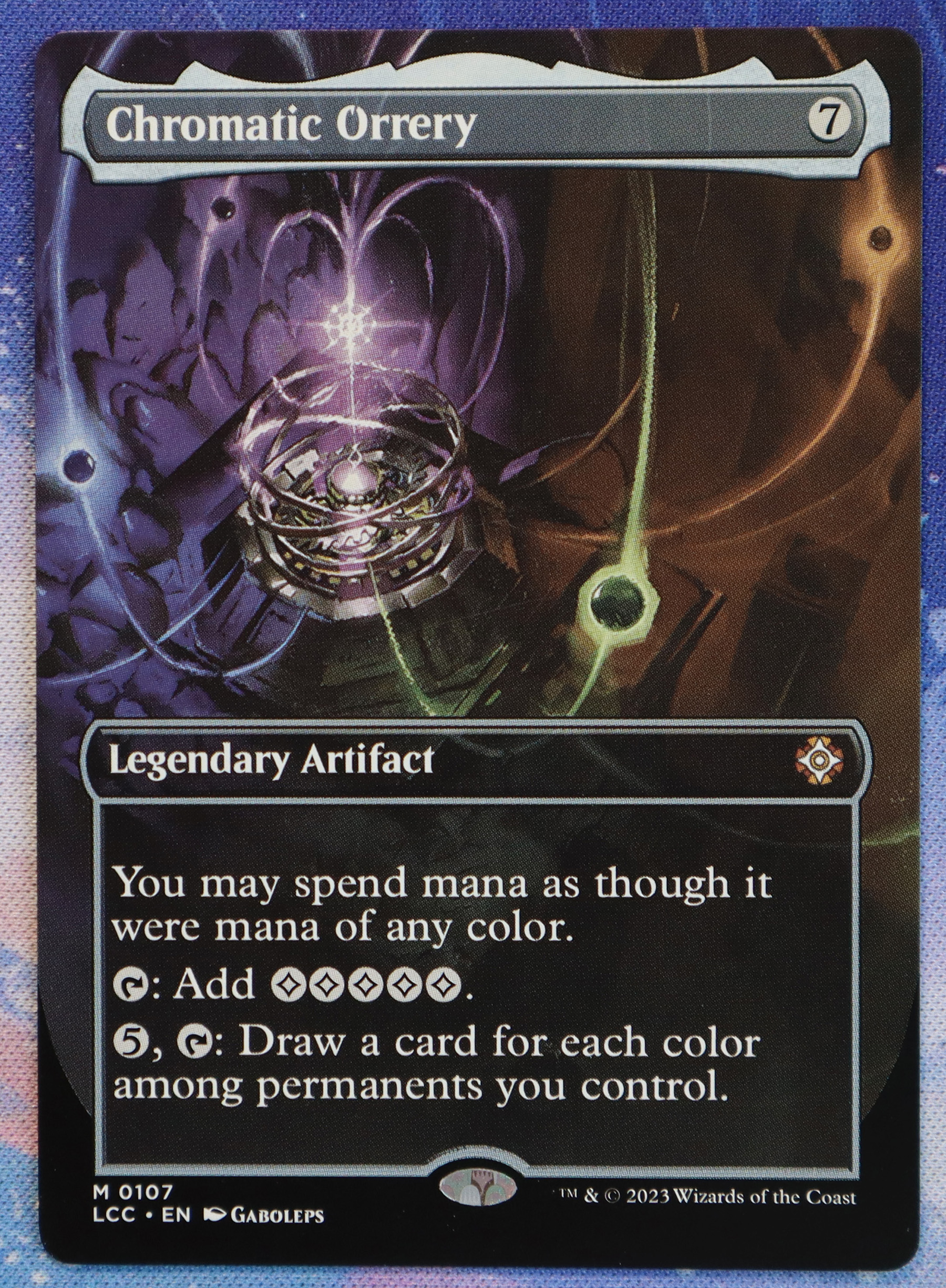 Chromatic Orrery #107 The Lost Caverns of Ixalan Commander (LCC) hologram