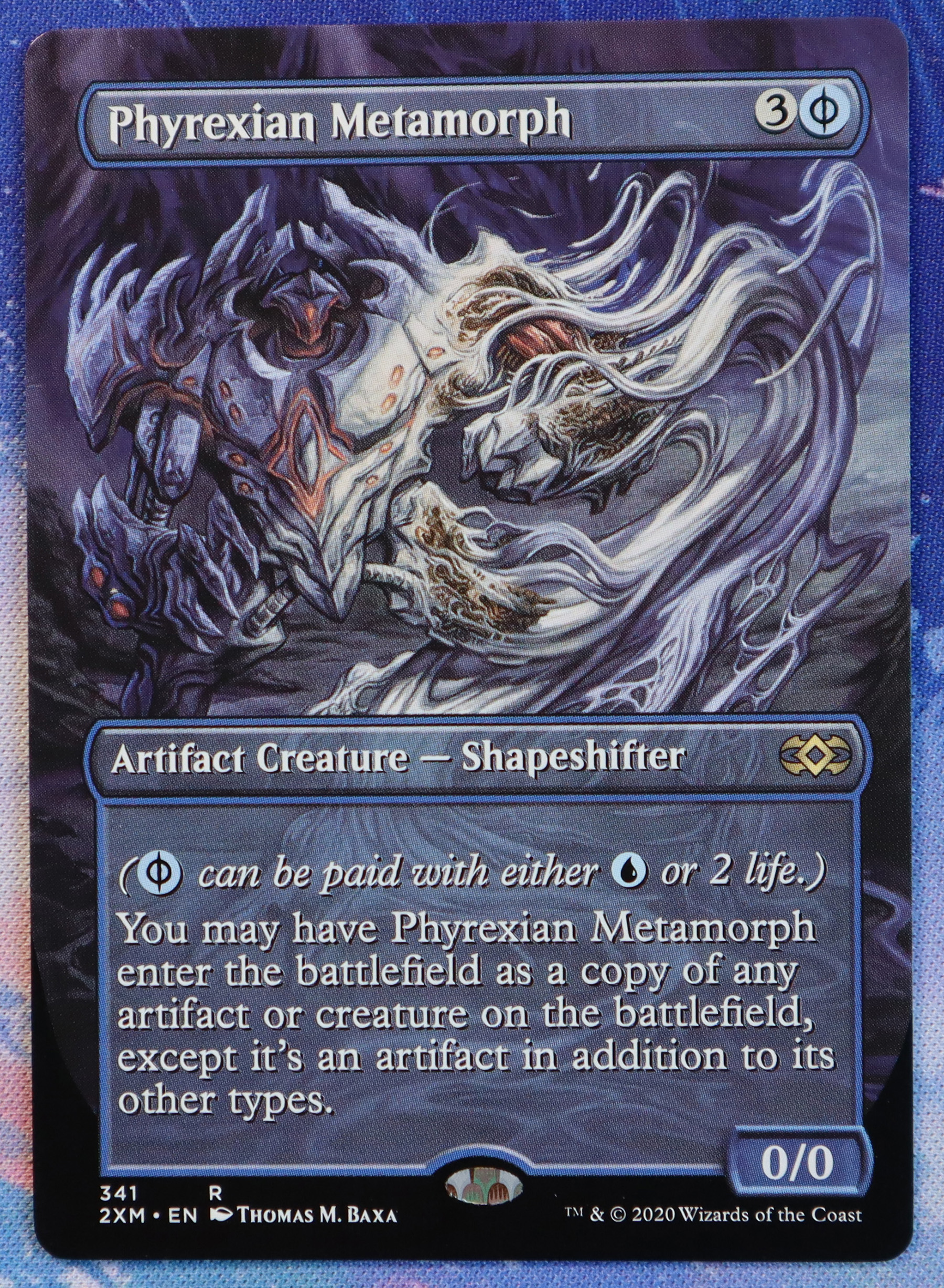 Phyrexian Metamorph #341 Double Masters (2XM) hologram