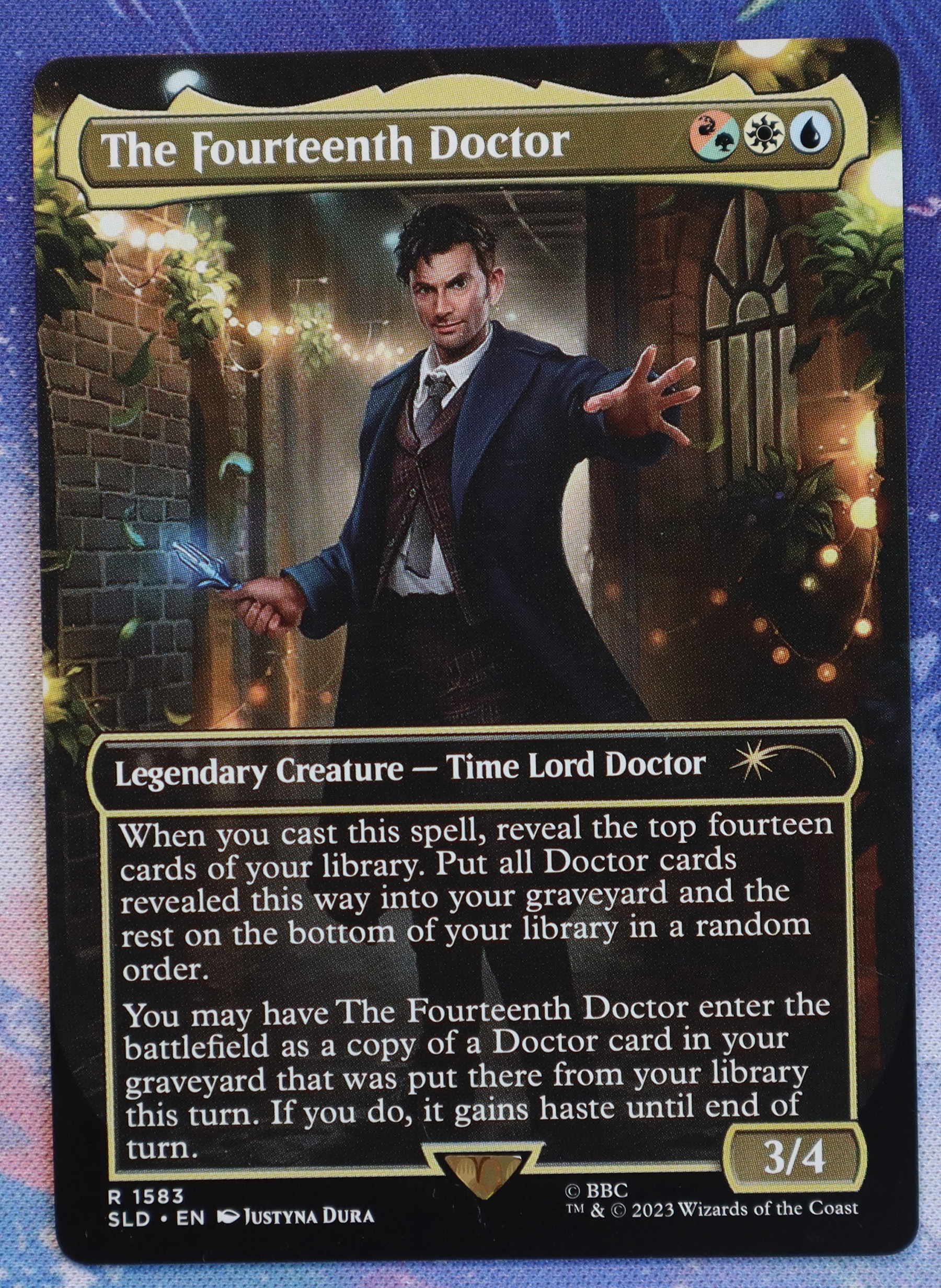 The Fourteenth Doctor #1583 Secret Lair Drop (SLD) hologram