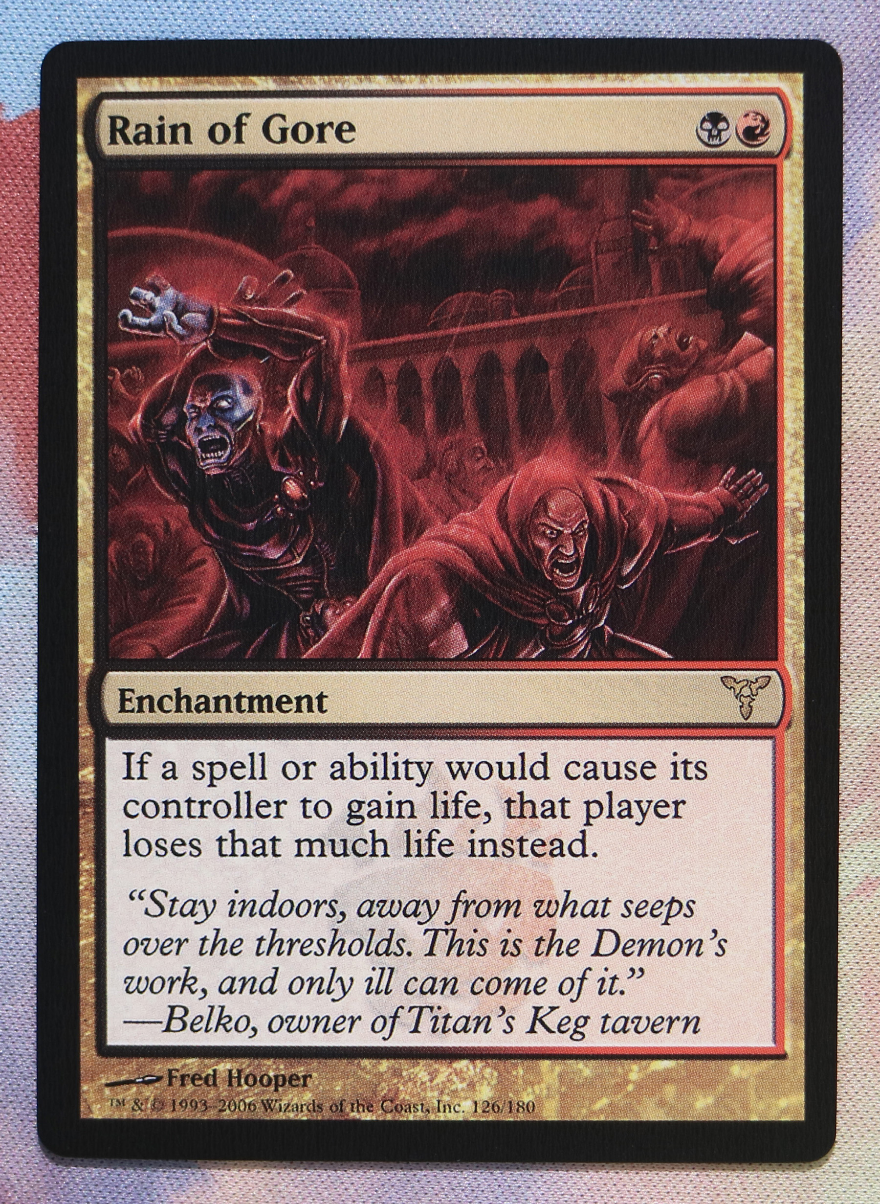 Rain of Gore Dissension (DIS) normal