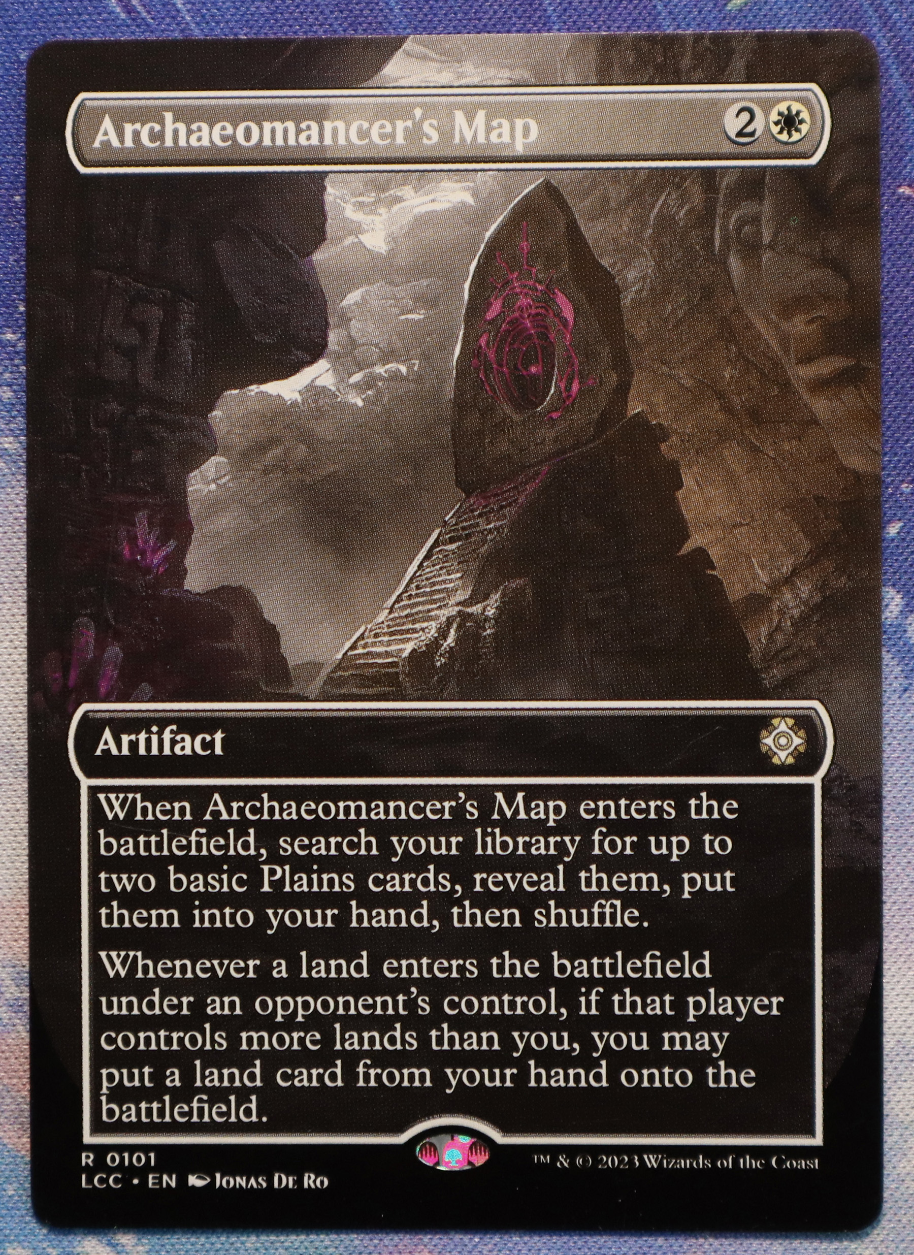 Archaeomancer's Map 101 The Lost Caverns of Ixalan Commander (LCC) hologram