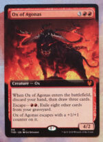 Ox of Agonas extended art THB Theros beyond death hologram