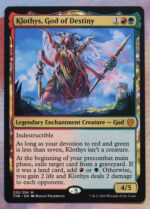 Klothys, God of Destiny THB Theros beyond death hologram