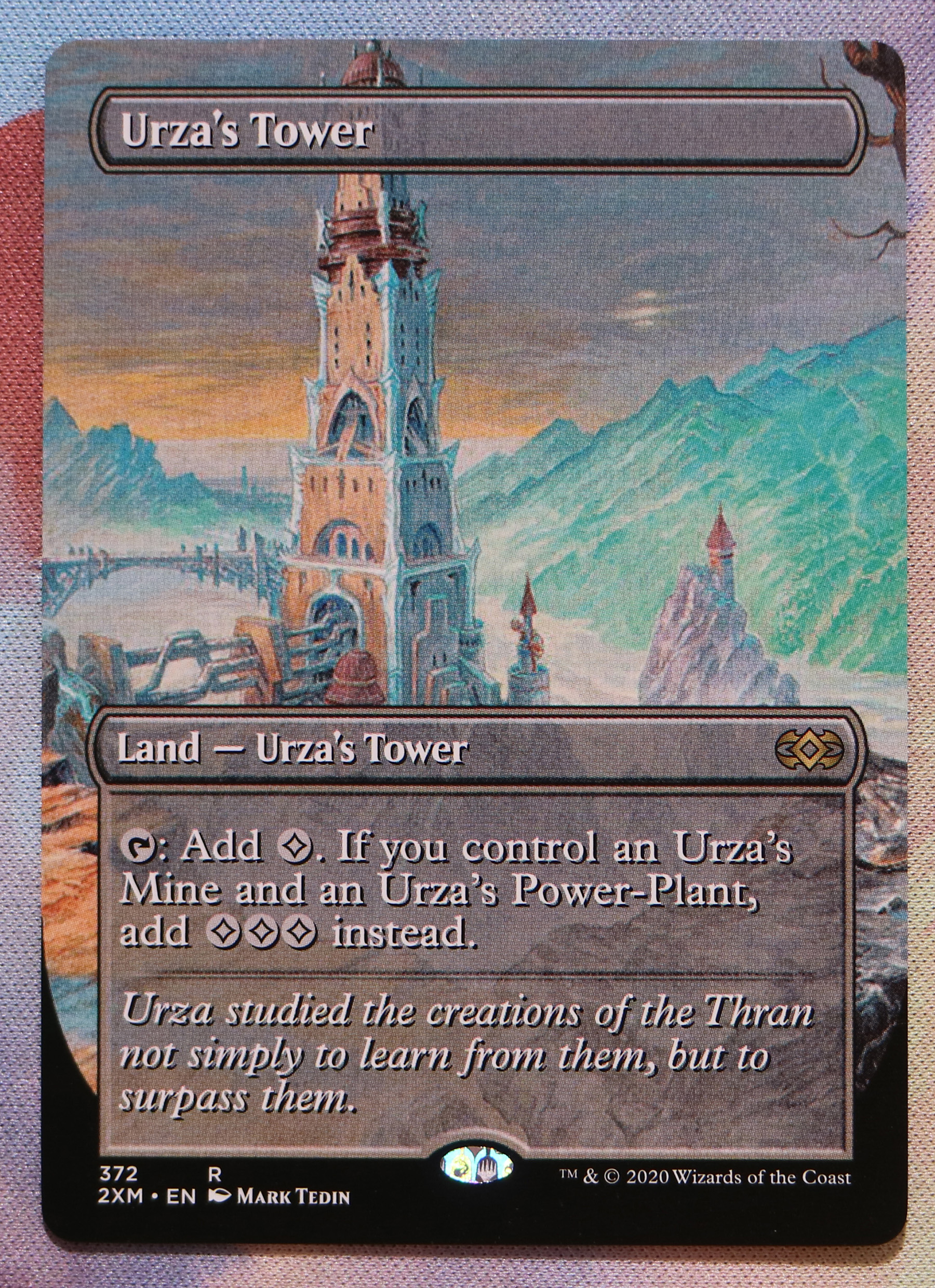 Urza's Tower Extended Art 2XM Double Masters hologram