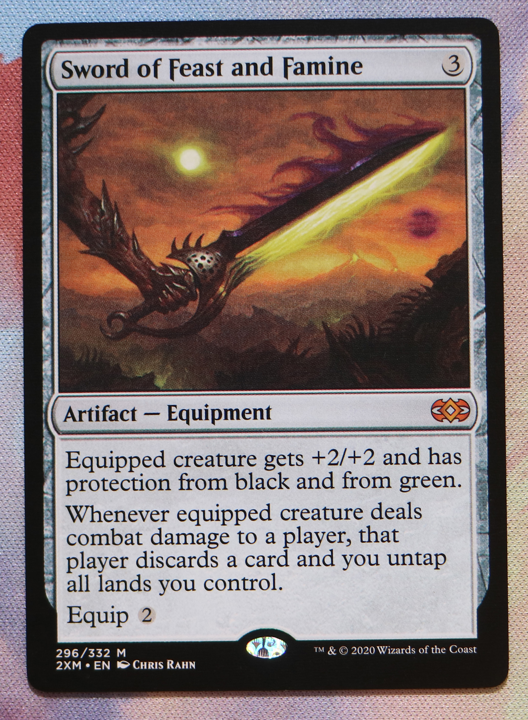 Sword of Feast and Famine 2XM Double Masters hologram