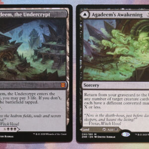 Agadeem's Awakening & Agadeem, the Undercrypt ZNR Zendikar Rising hologram