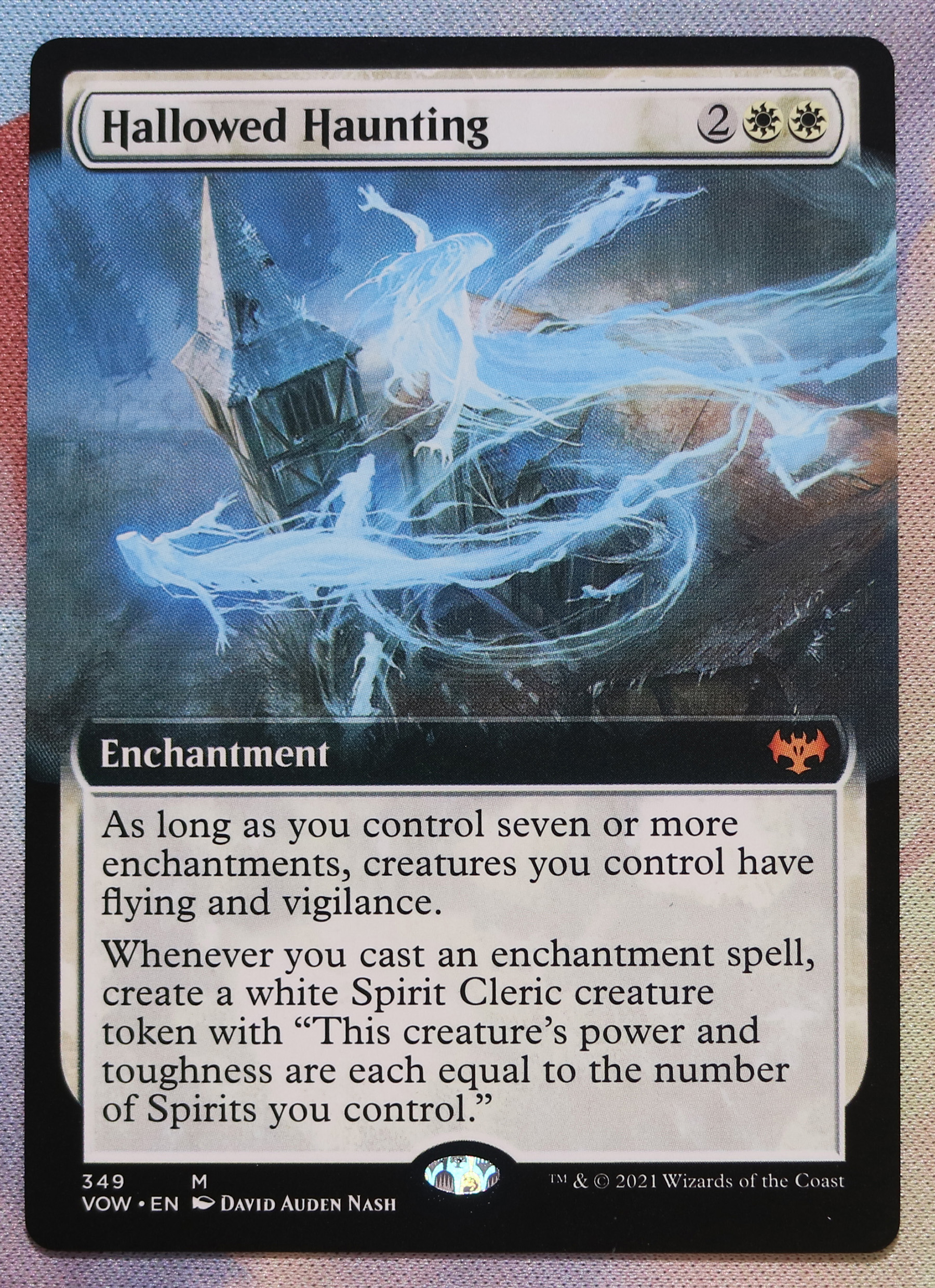 Hallowed Haunting extend art Innistrad: Crimson Vow (VOW) hologram