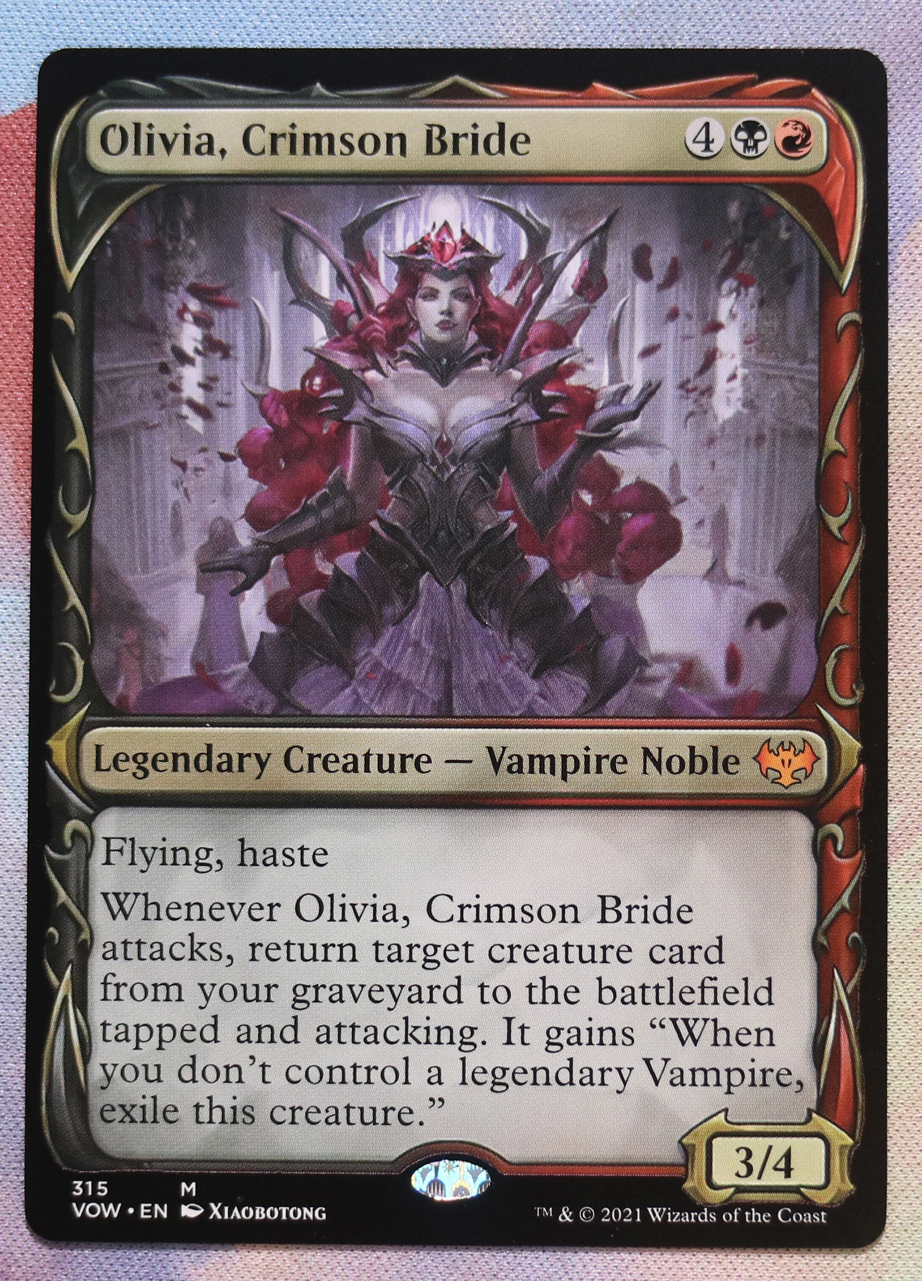 Olivia, Crimson Bride #315 Innistrad: Crimson Vow (VOW) hologram