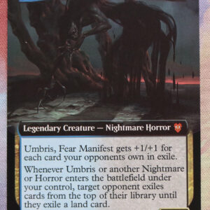 Umbris, Fear Manifest extend art Crimson Vow Commander (VOC) hologram