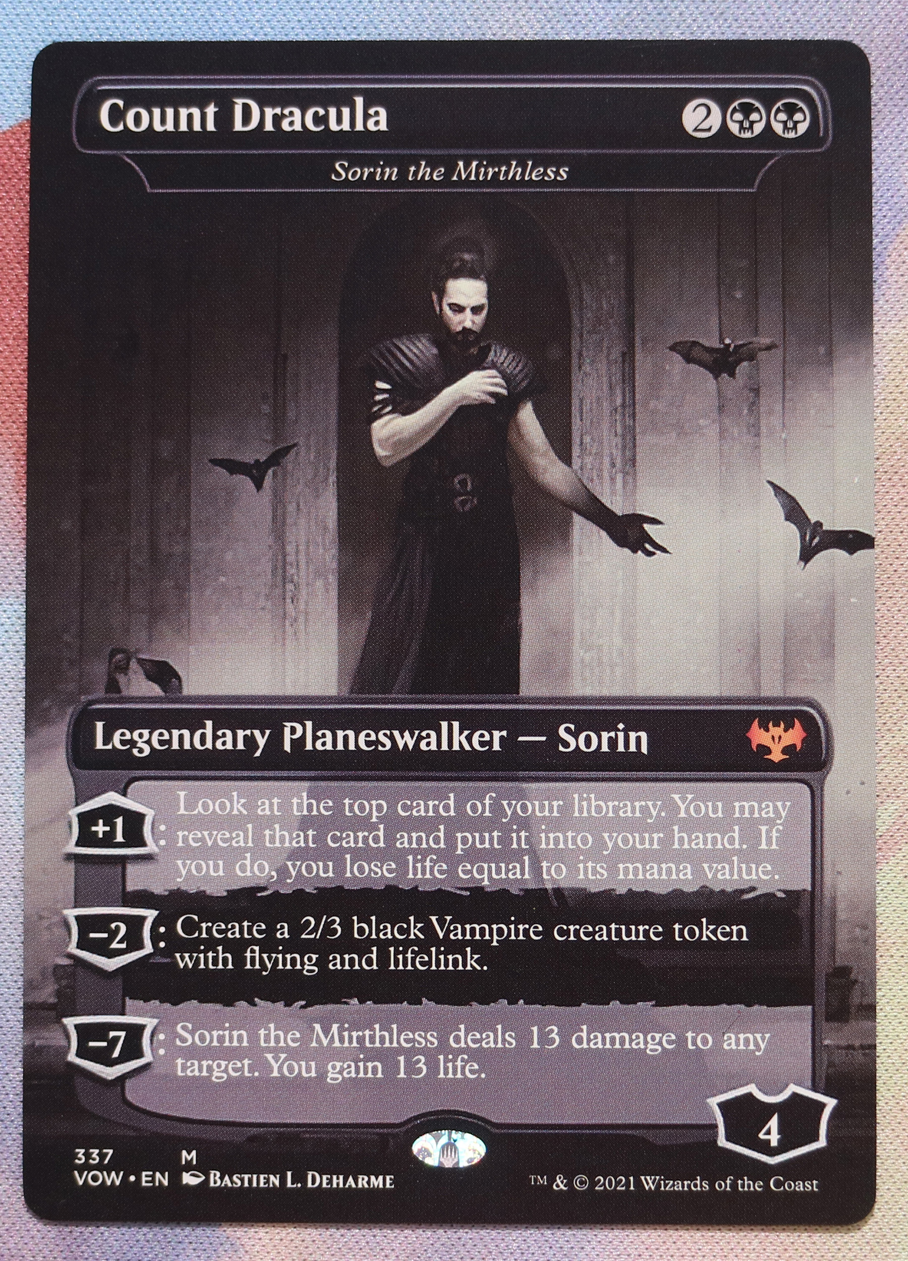 Sorin the Mirthless Count Dracula #337 Innistrad: Crimson Vow (VOW) hologram