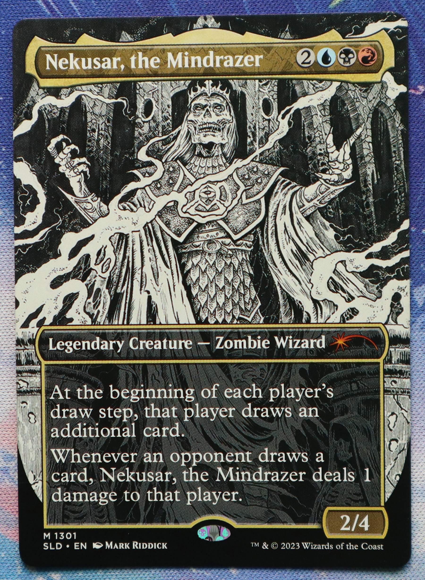 Nekusar, the Mindrazer #1301 Secret Lair Drop (SLD) hologram