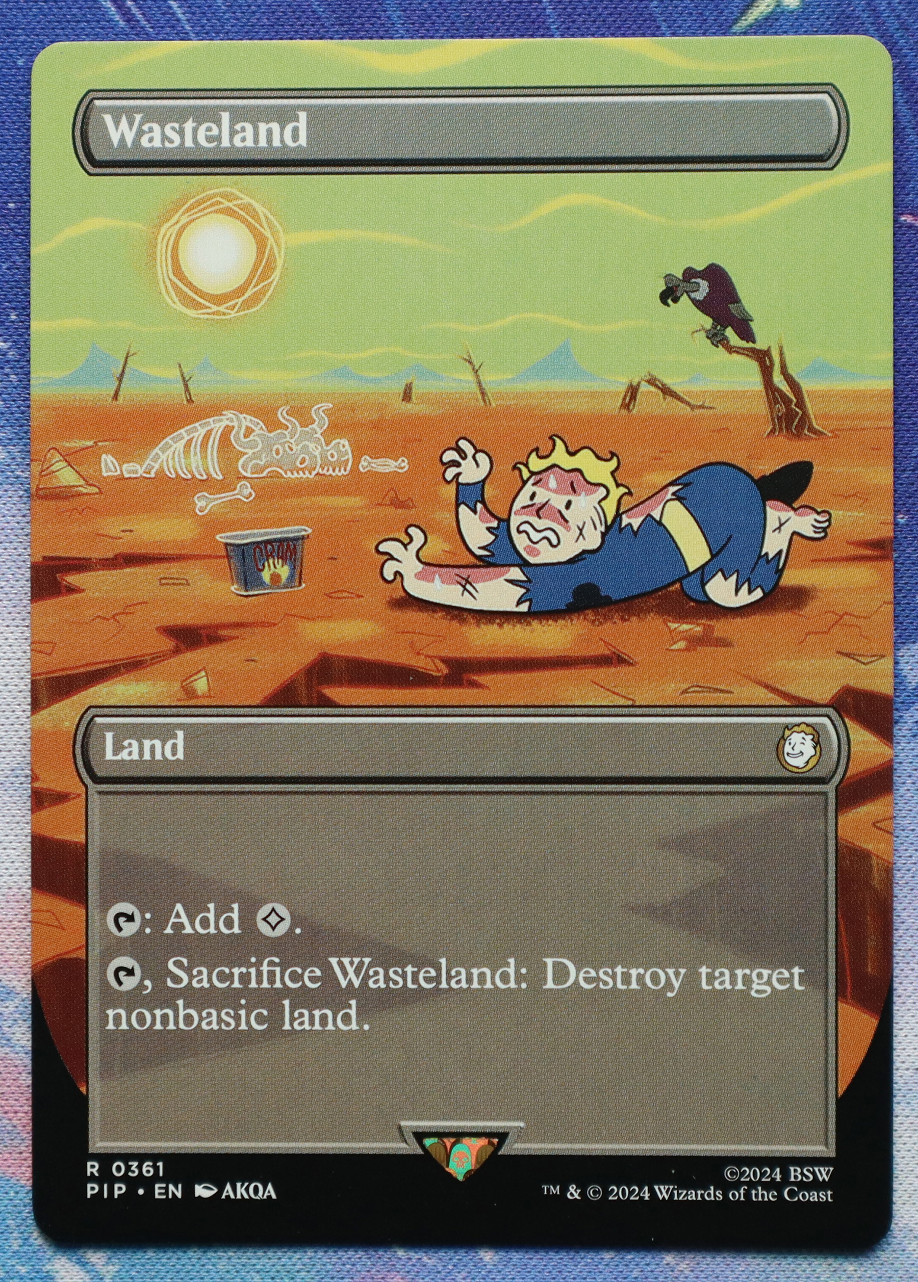 Wasteland #361 Fallout (PIP) hologram