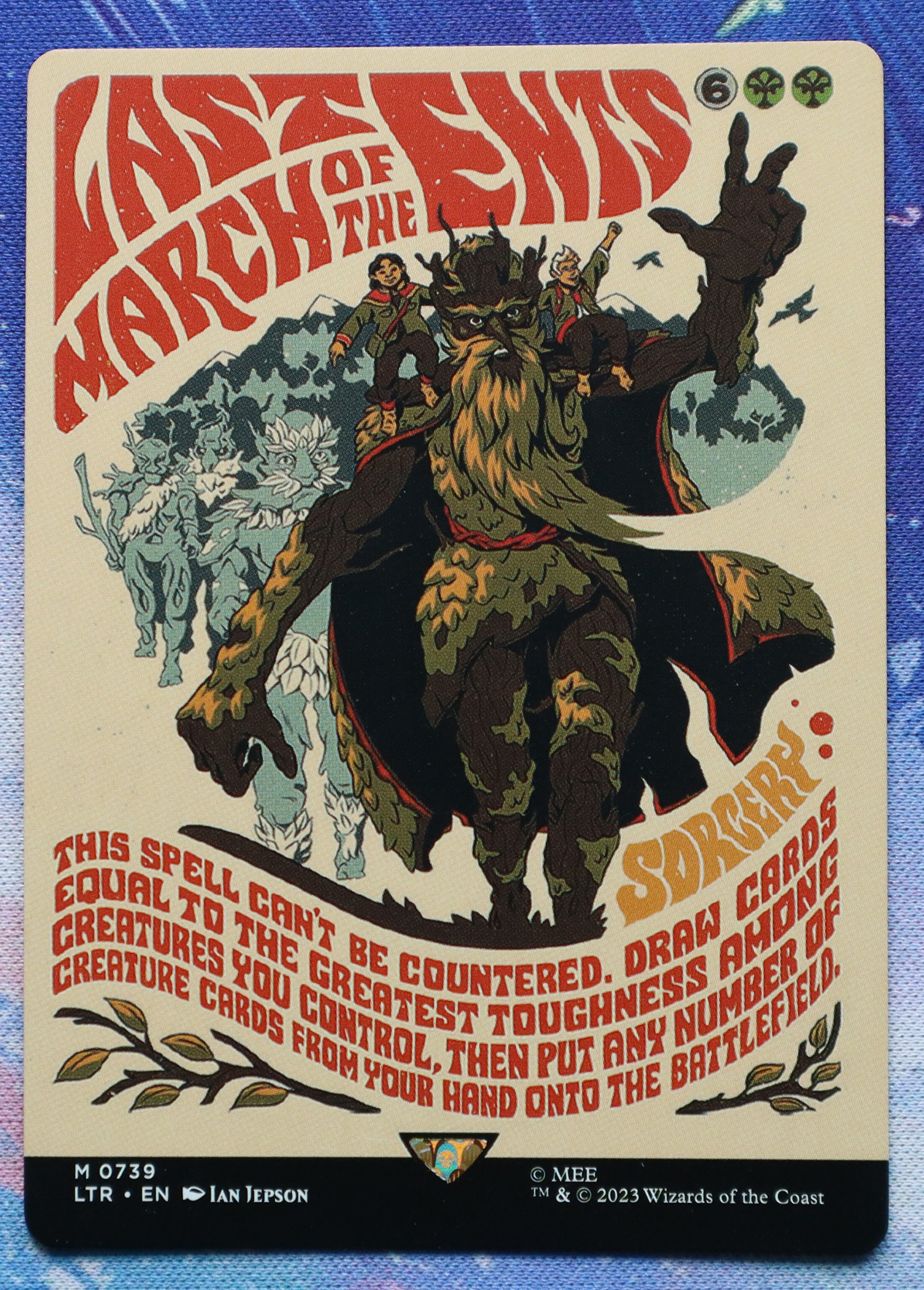 Last March of the Ents #739 The Lord of the Rings: Tales of Middle-earth (LTR) hologram