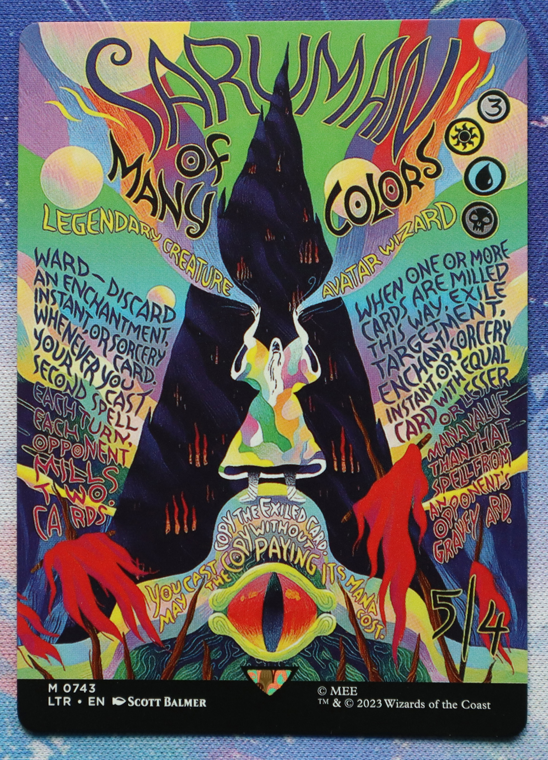 Saruman of Many Colors #743 The Lord of the Rings: Tales of Middle-earth (LTR) hologram