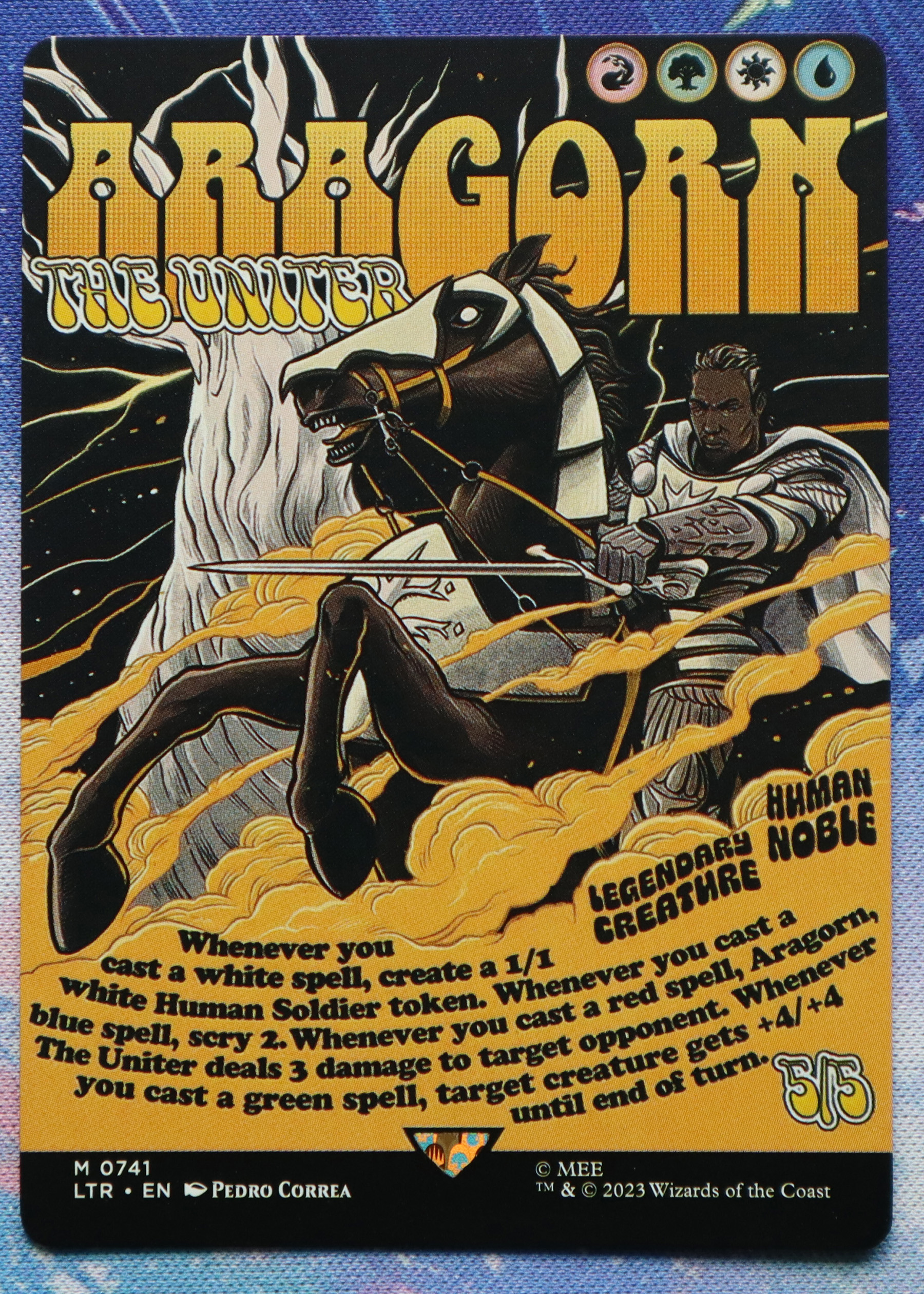 Aragorn, the Uniter #741 The Lord of the Rings: Tales of Middle-earth (LTR) hologram