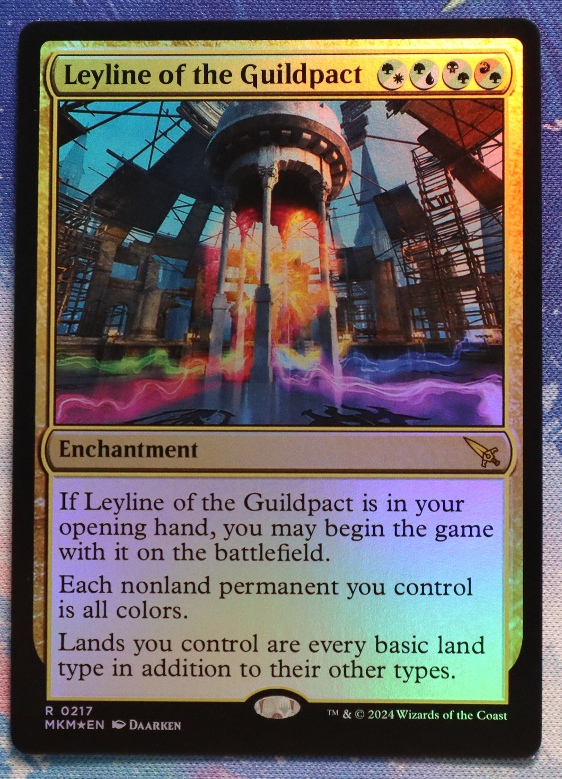 Leyline of the Guildpact #217 Murders at Karlov Manor (MKM) foil