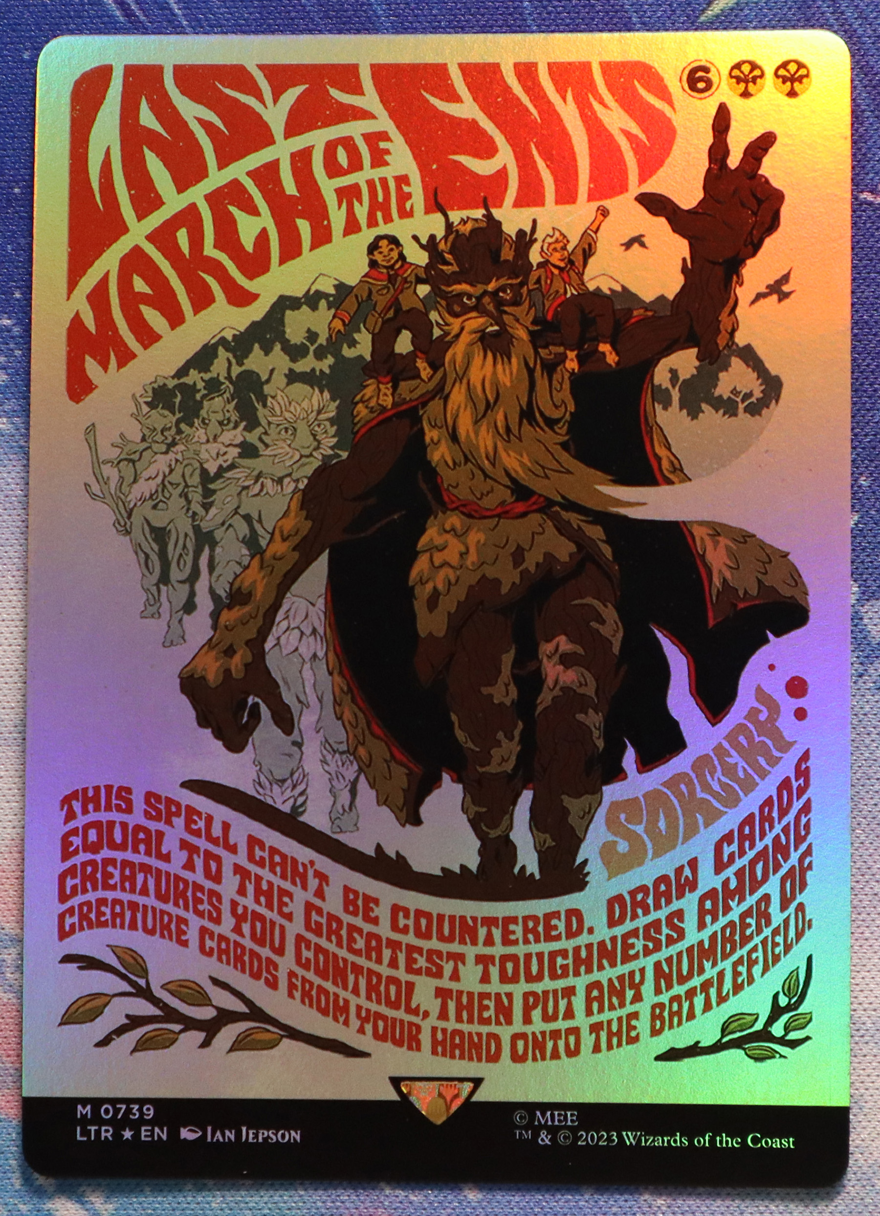 Last March of the Ents #739 The Lord of the Rings: Tales of Middle-earth (LTR) foil