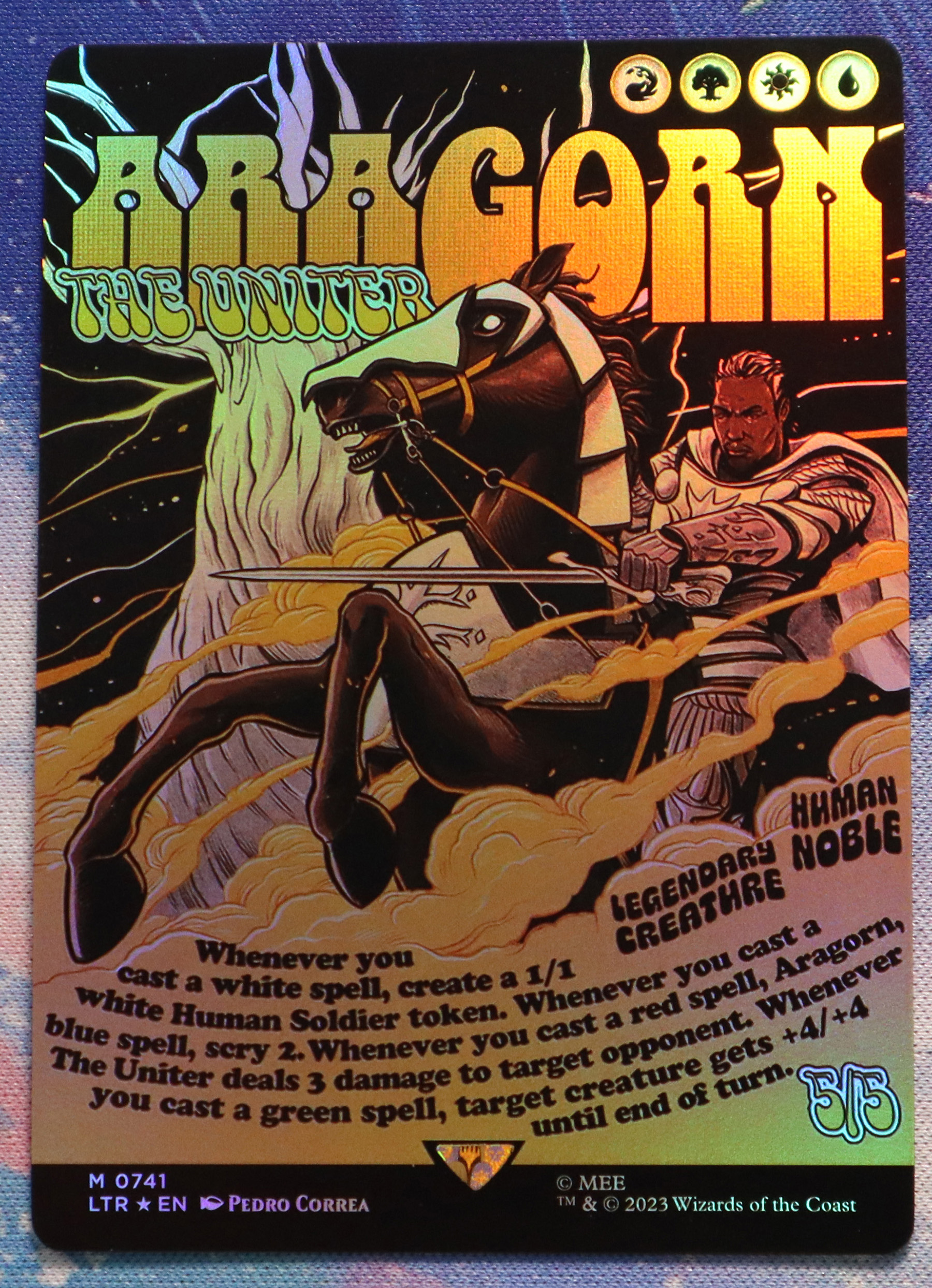 Aragorn, the Uniter #741 The Lord of the Rings: Tales of Middle-earth (LTR) foil