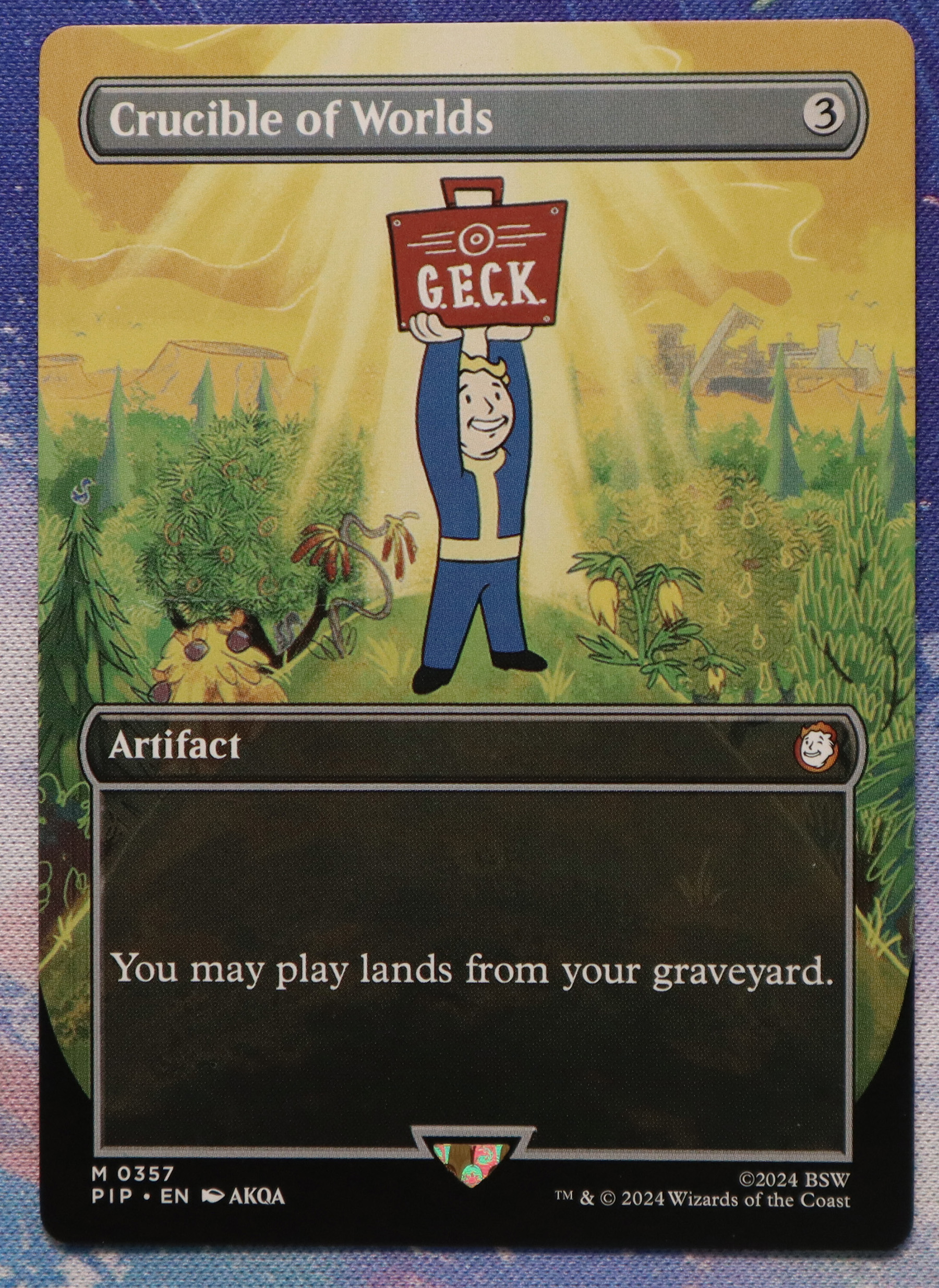 Crucible of Worlds #357 Fallout (PIP) hologram