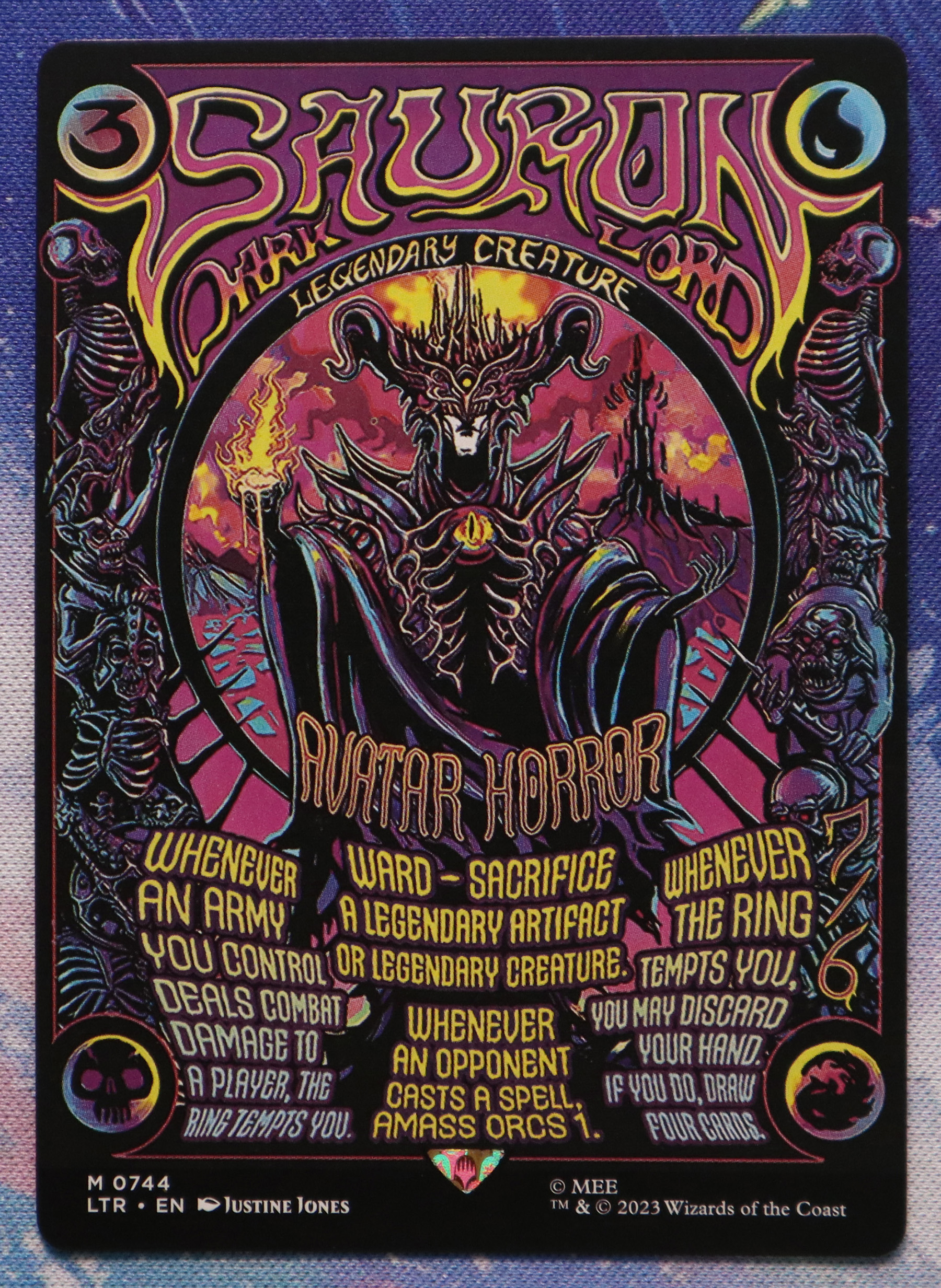 Sauron, the Dark Lord #744 The Lord of the Rings: Tales of Middle-earth (LTR) hologram