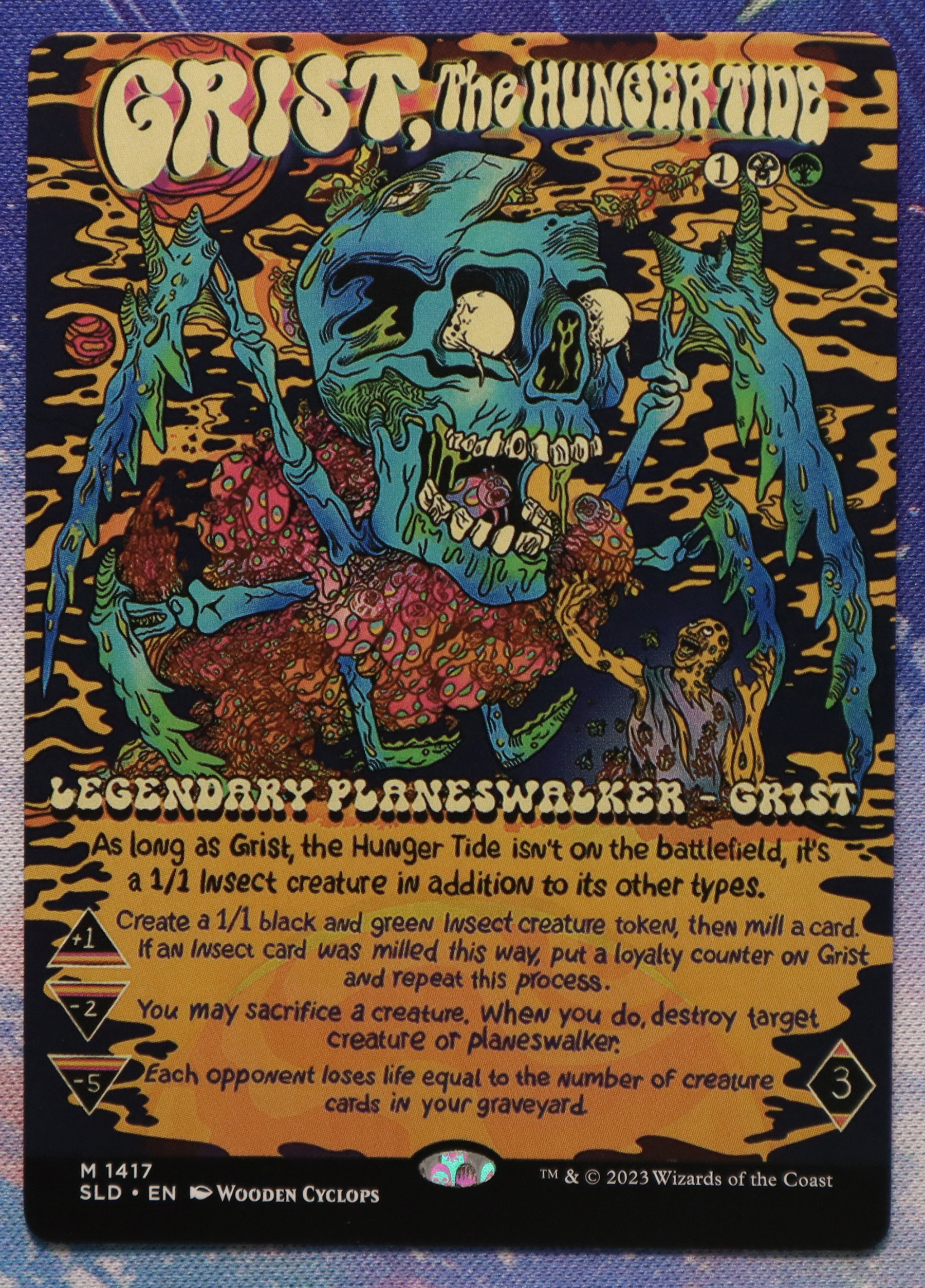 Grist, the Hunger Tide #1417 Secret Lair Drop (SLD) hologram