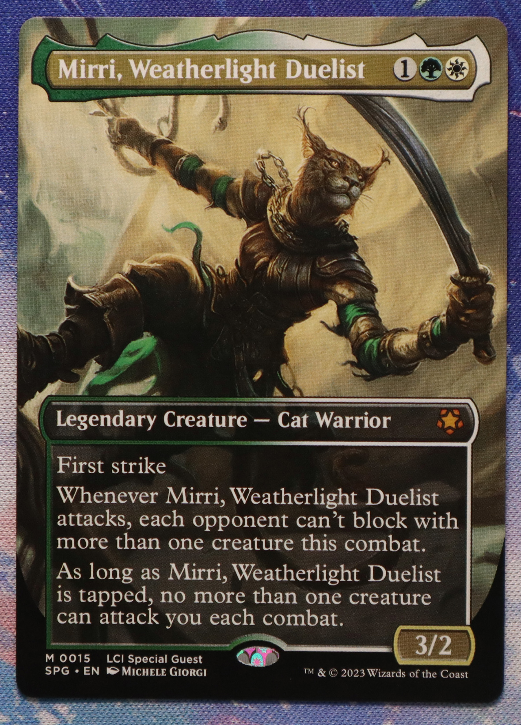 Mirri, Weatherlight Duelist #15 Special Guests (SPG) hologram