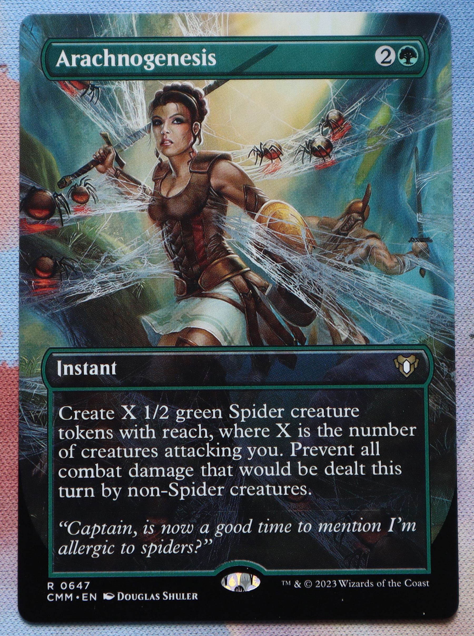 Arachnogenesis #647 Commander Masters (CMM) hologram