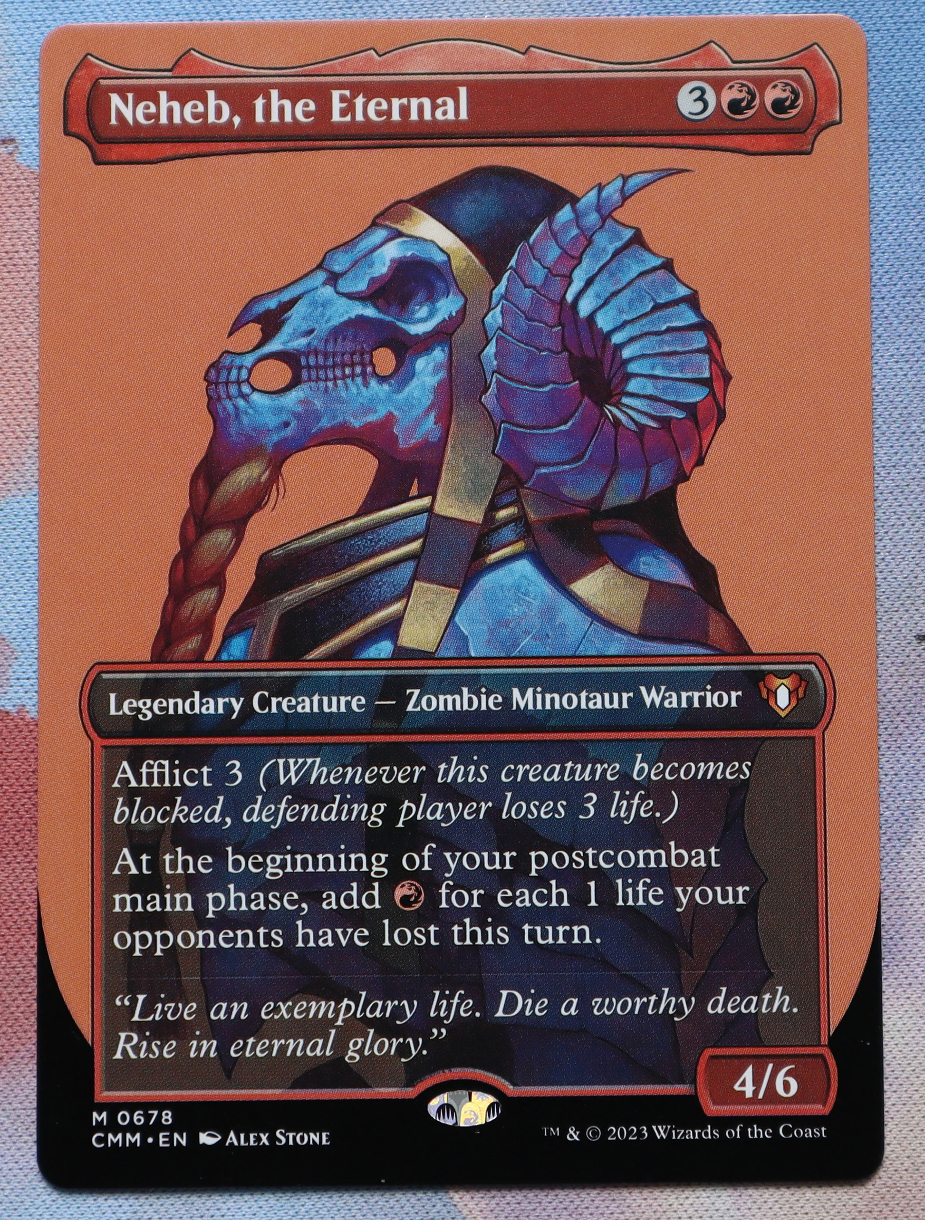 Neheb, the Eternal #678 Commander Masters (CMM) hologram